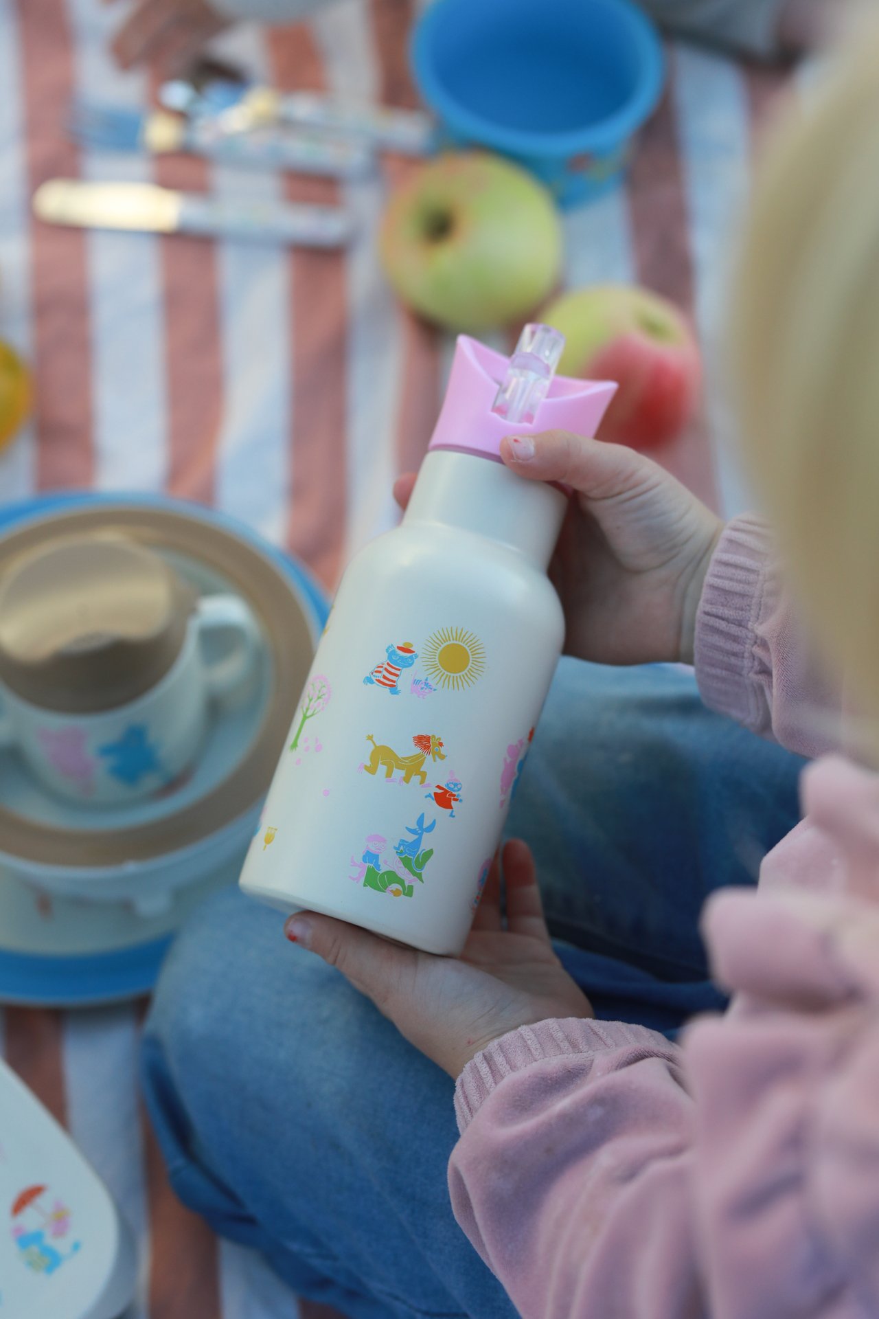 Rätt Start Mumin 80 Vattenflaska Rosa