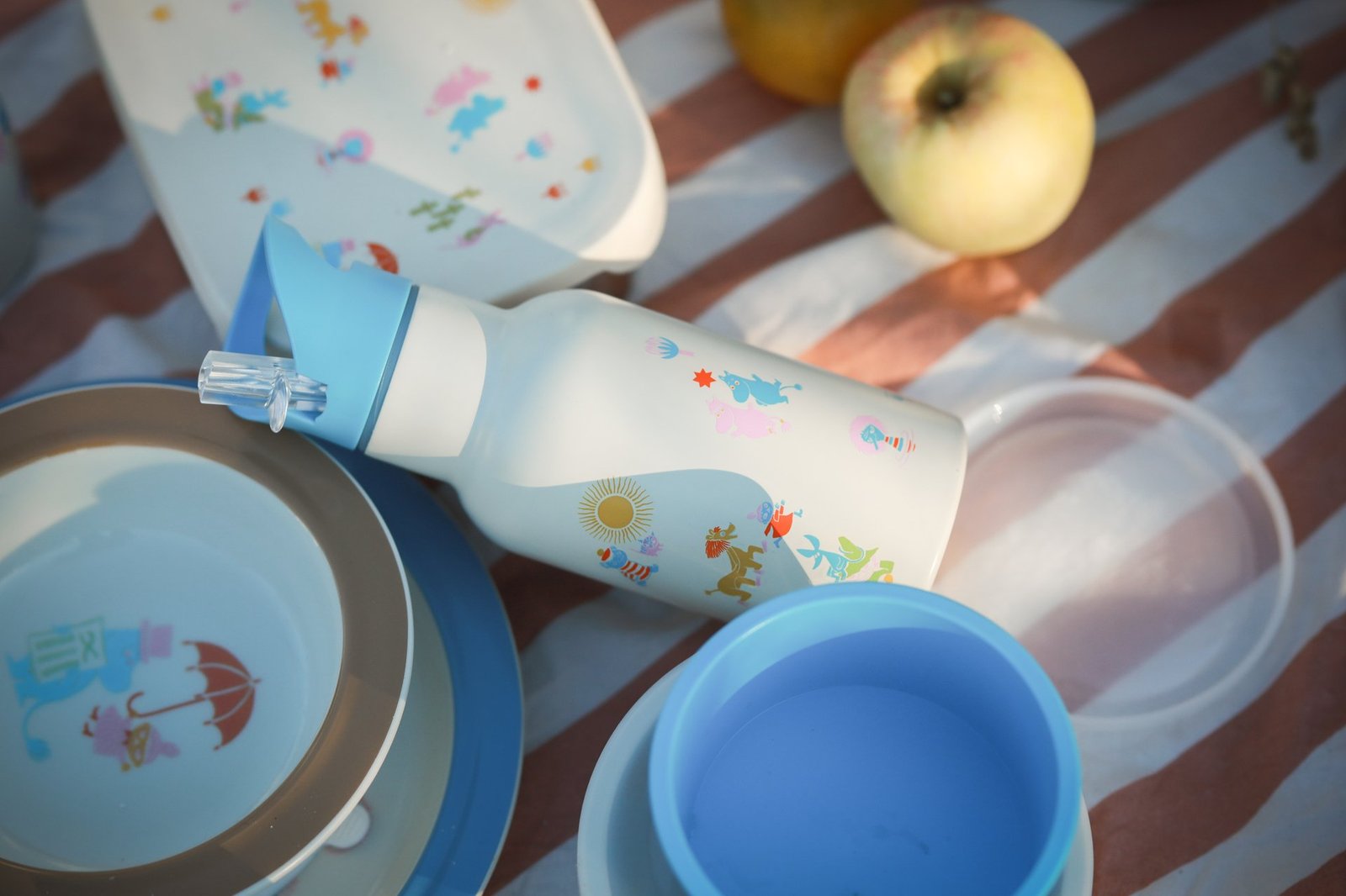 Rätt Start Mumin 80 Vattenflaska Blå