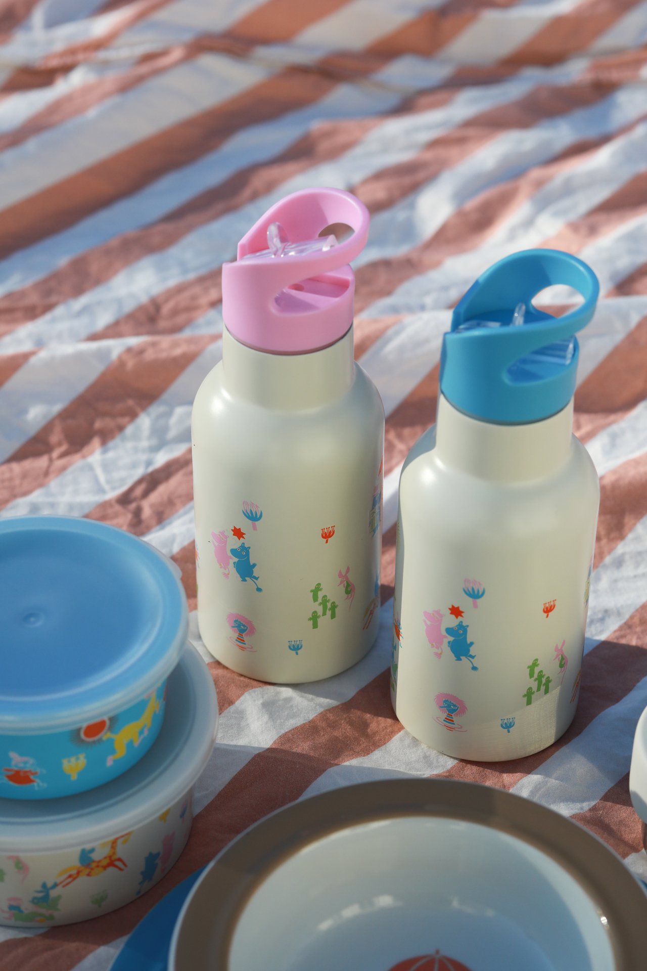 Rätt Start Mumin 80 Vattenflaska Blå