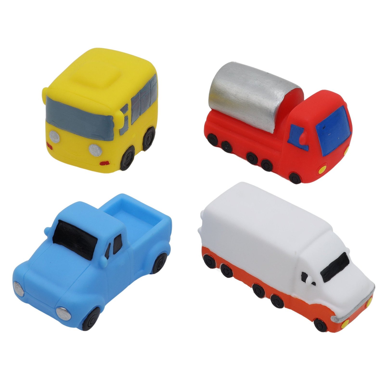 RÄTT START Badleksaker Bilar 4 st