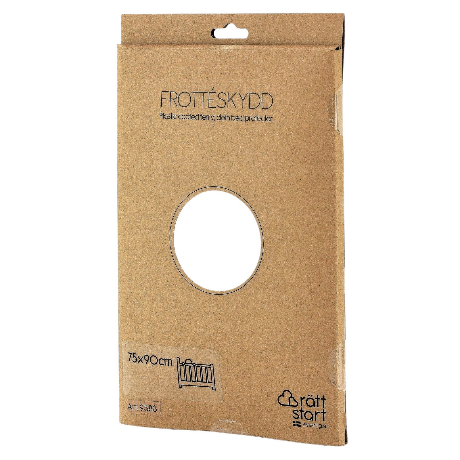 RÄTT START Bäddskydd Plastad Frotté 75 x 90 cm 1 st