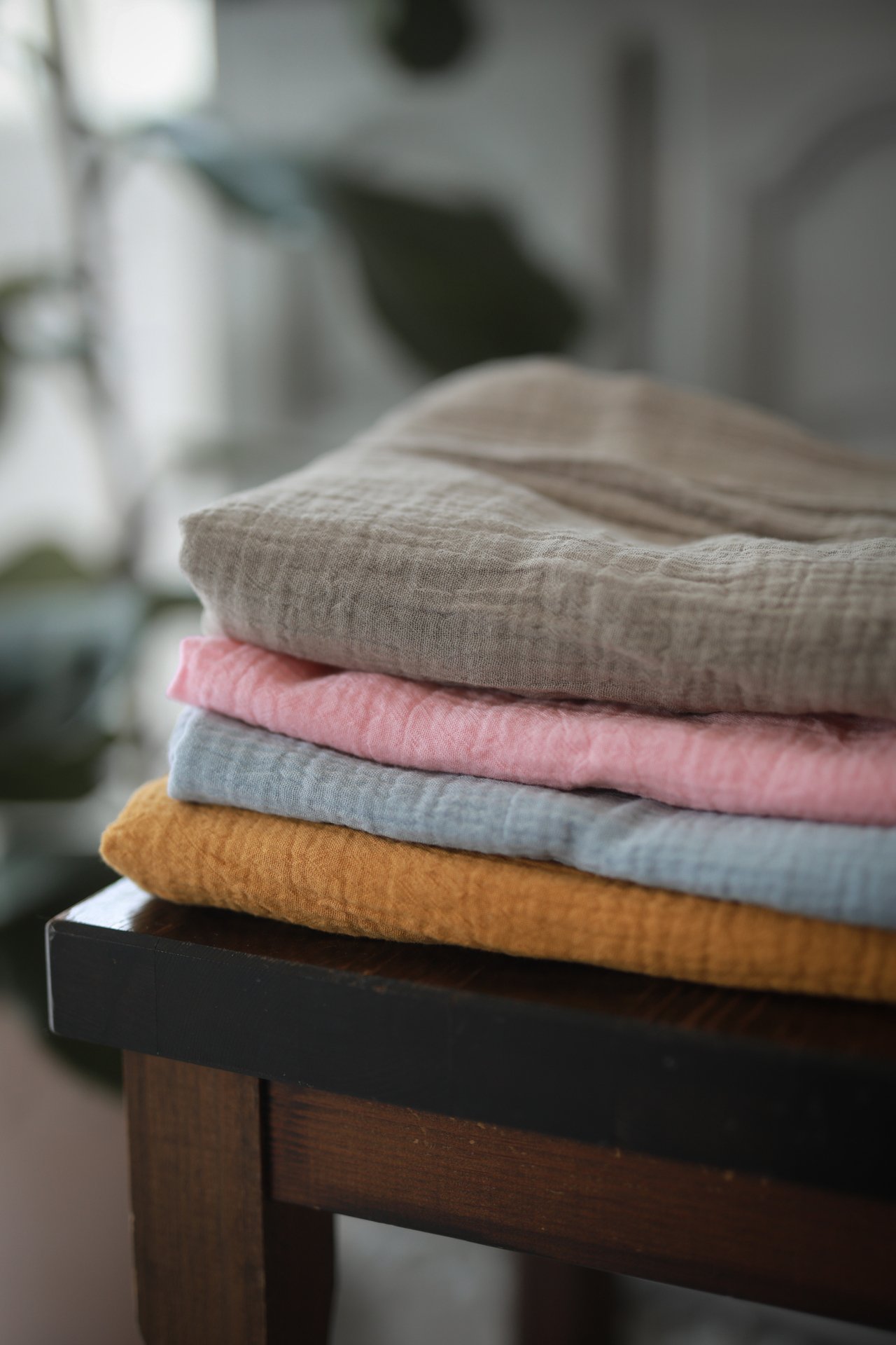 Rätt Start Rätt Start Muslinfiltar Beige, Gul & Blå 3-pack