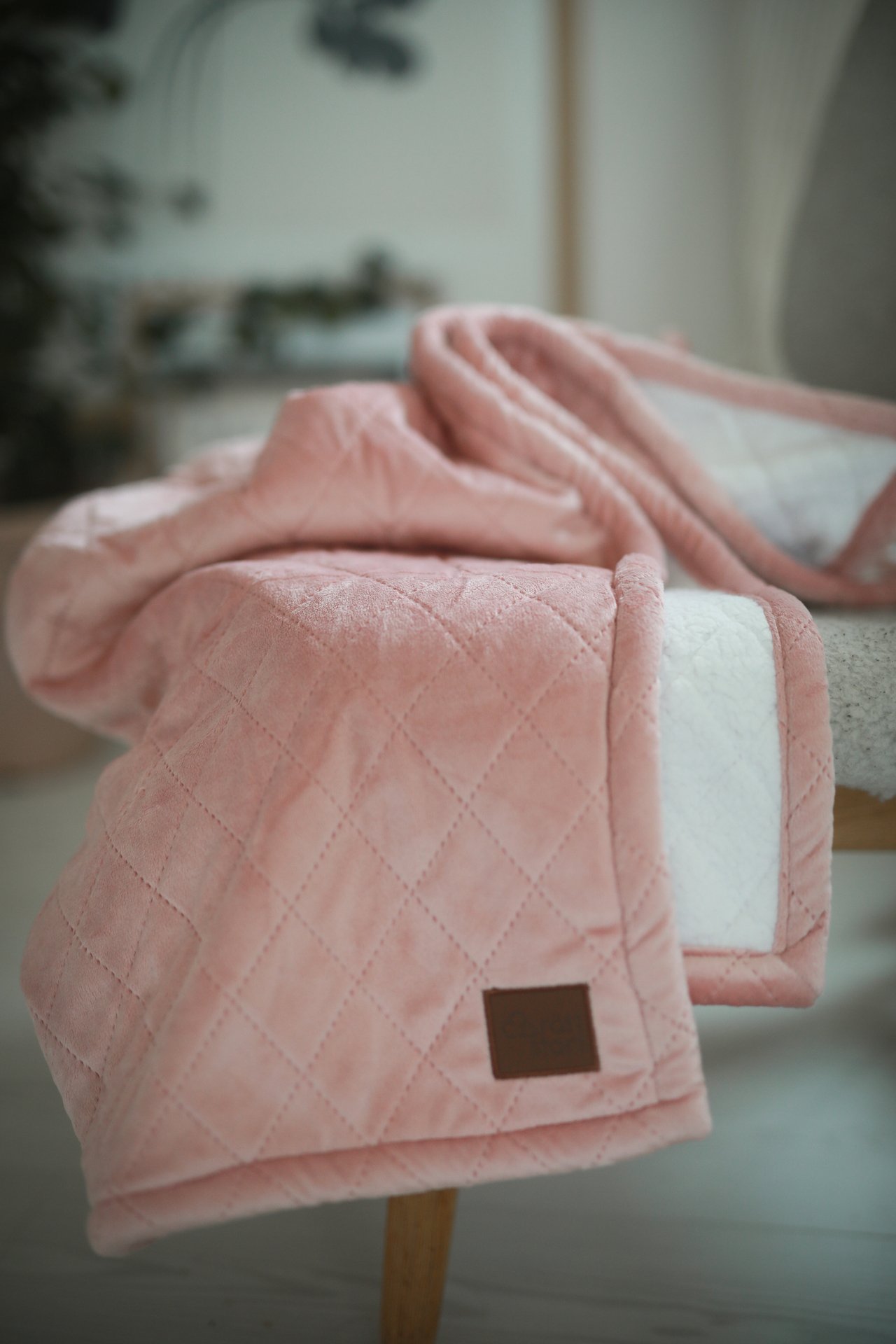 Rätt Start Rätt Start Quiltad Filt Rosa