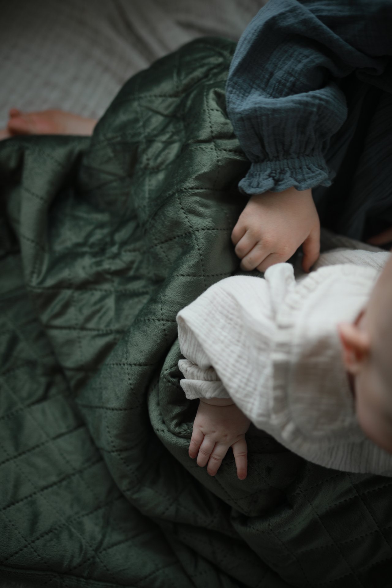 Rätt Start Rätt Start Quiltad Filt Grön