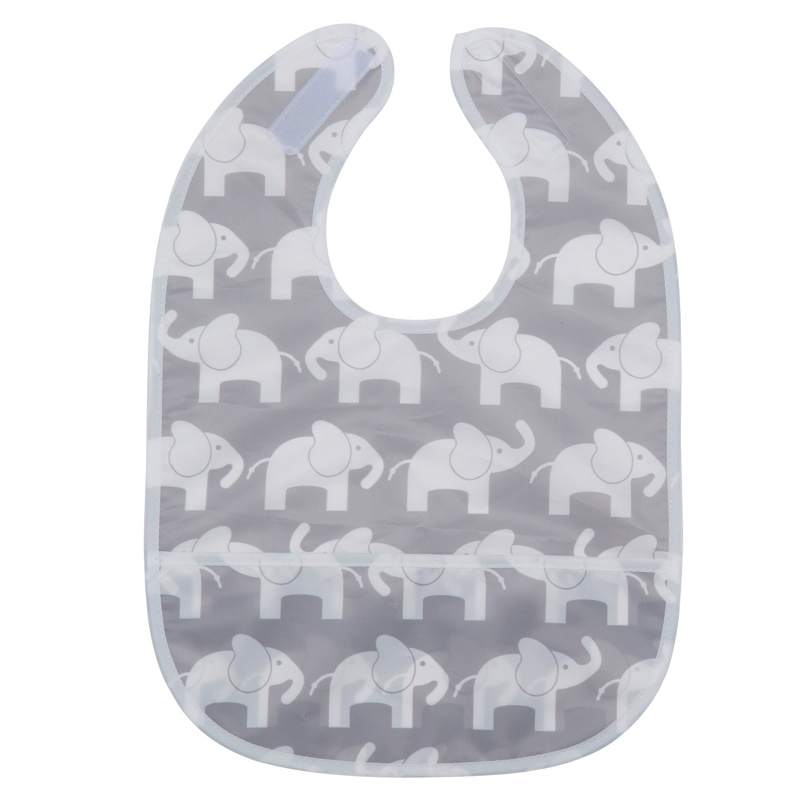 ELEFANT Haklapp med ficka Grå 1 st