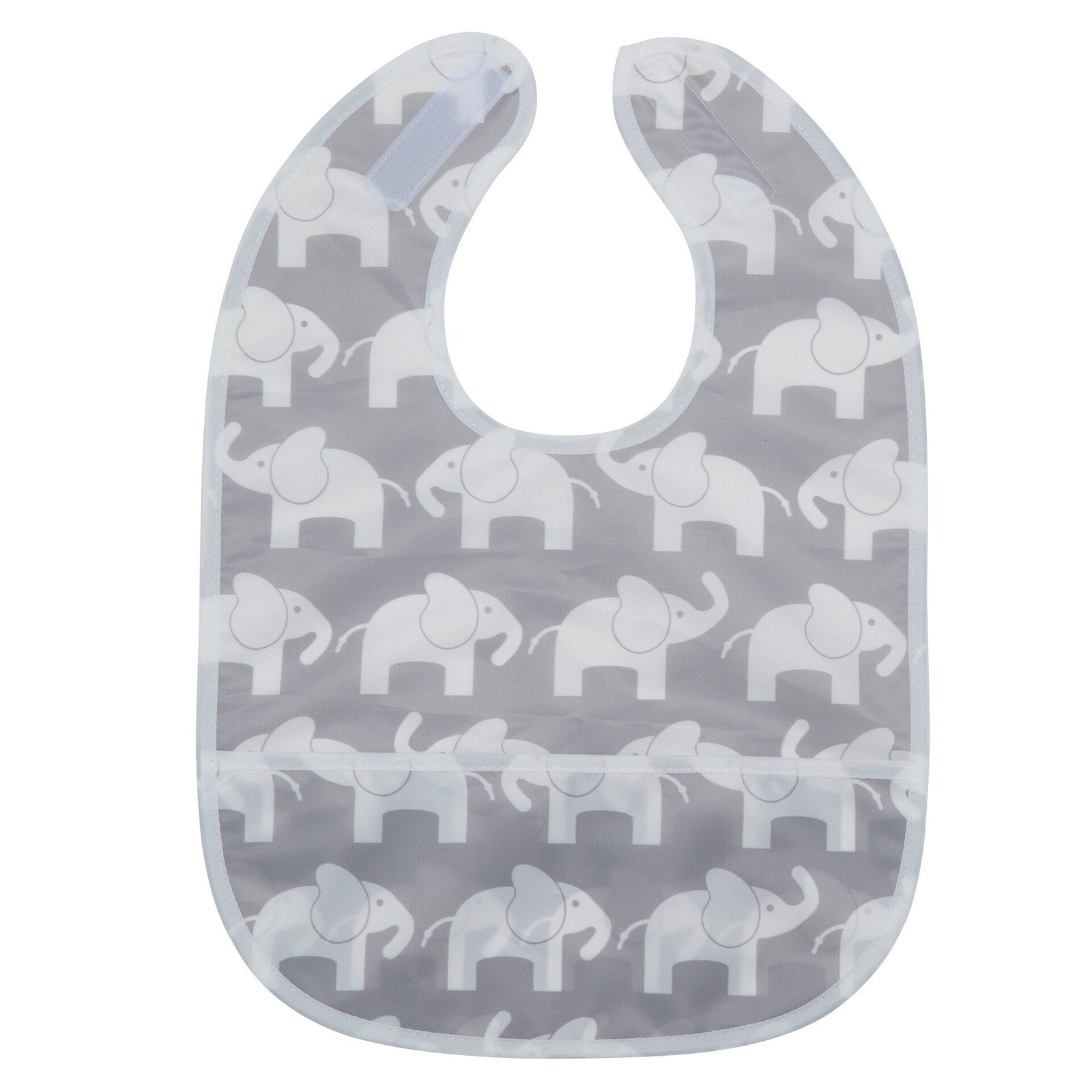 ELEFANT Haklapp med ficka Grå 1 st