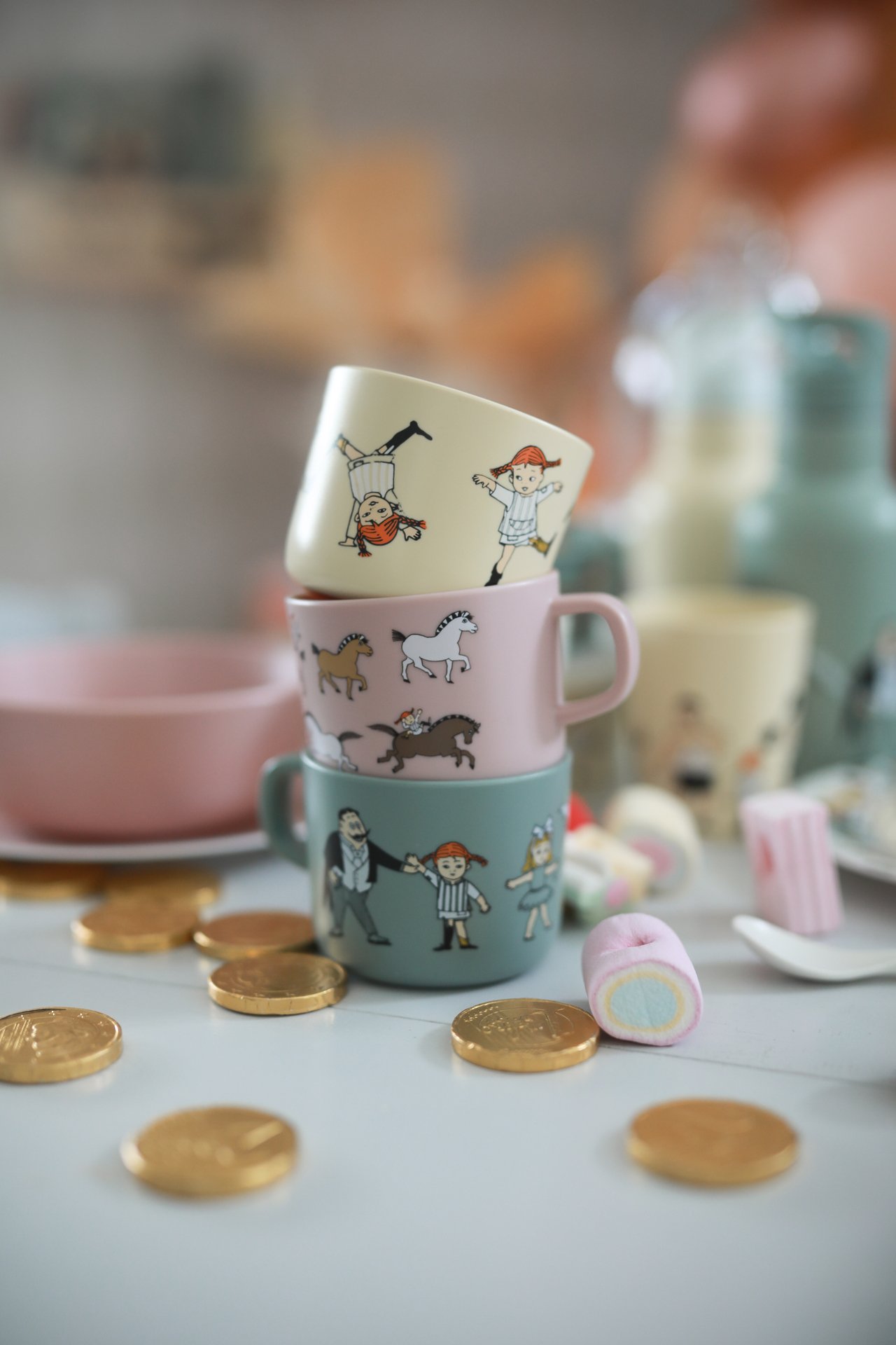 Rätt Start Pippi Cirkus Muggar 3-pack