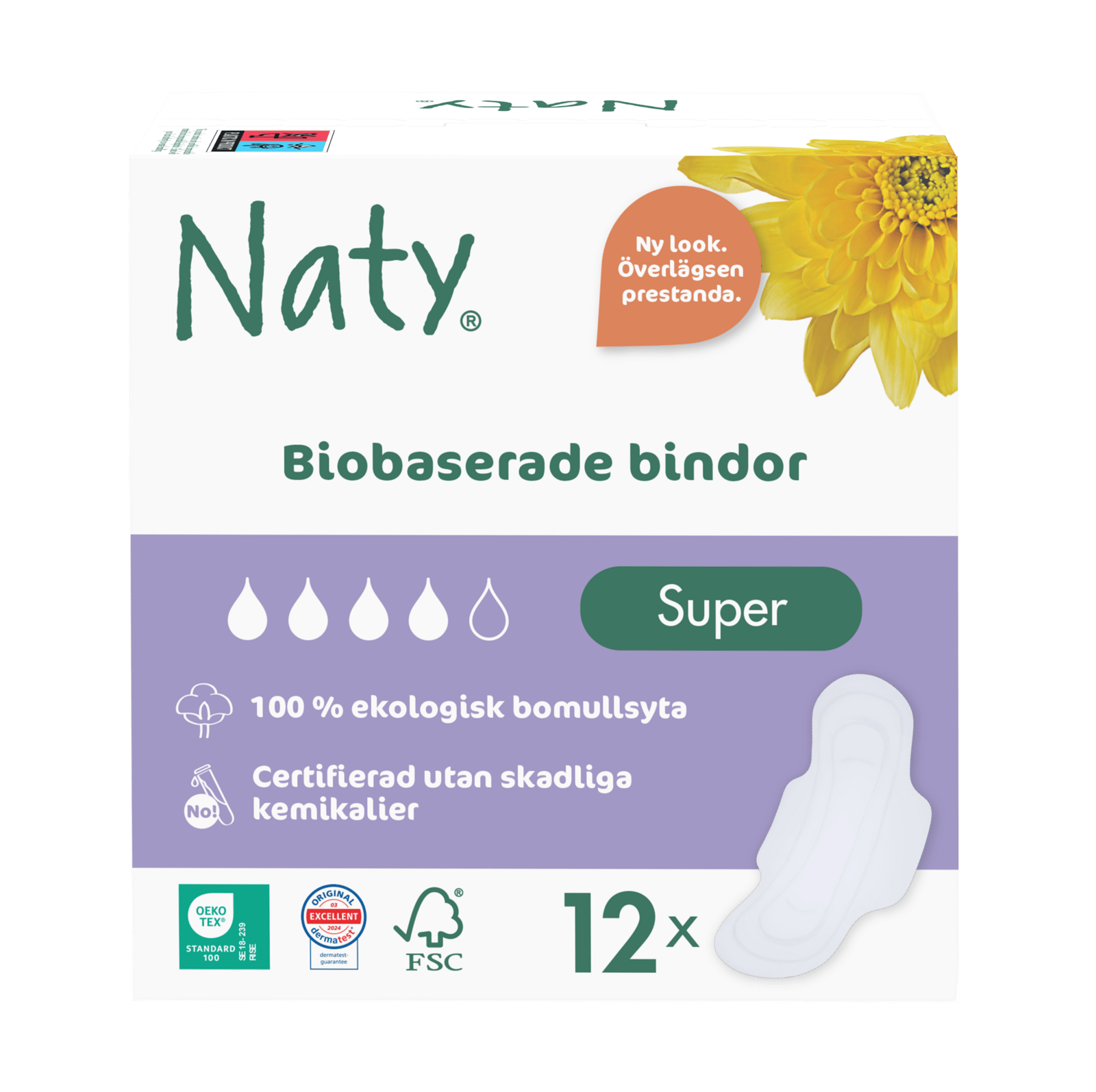 Naty Binda Super, 12 st