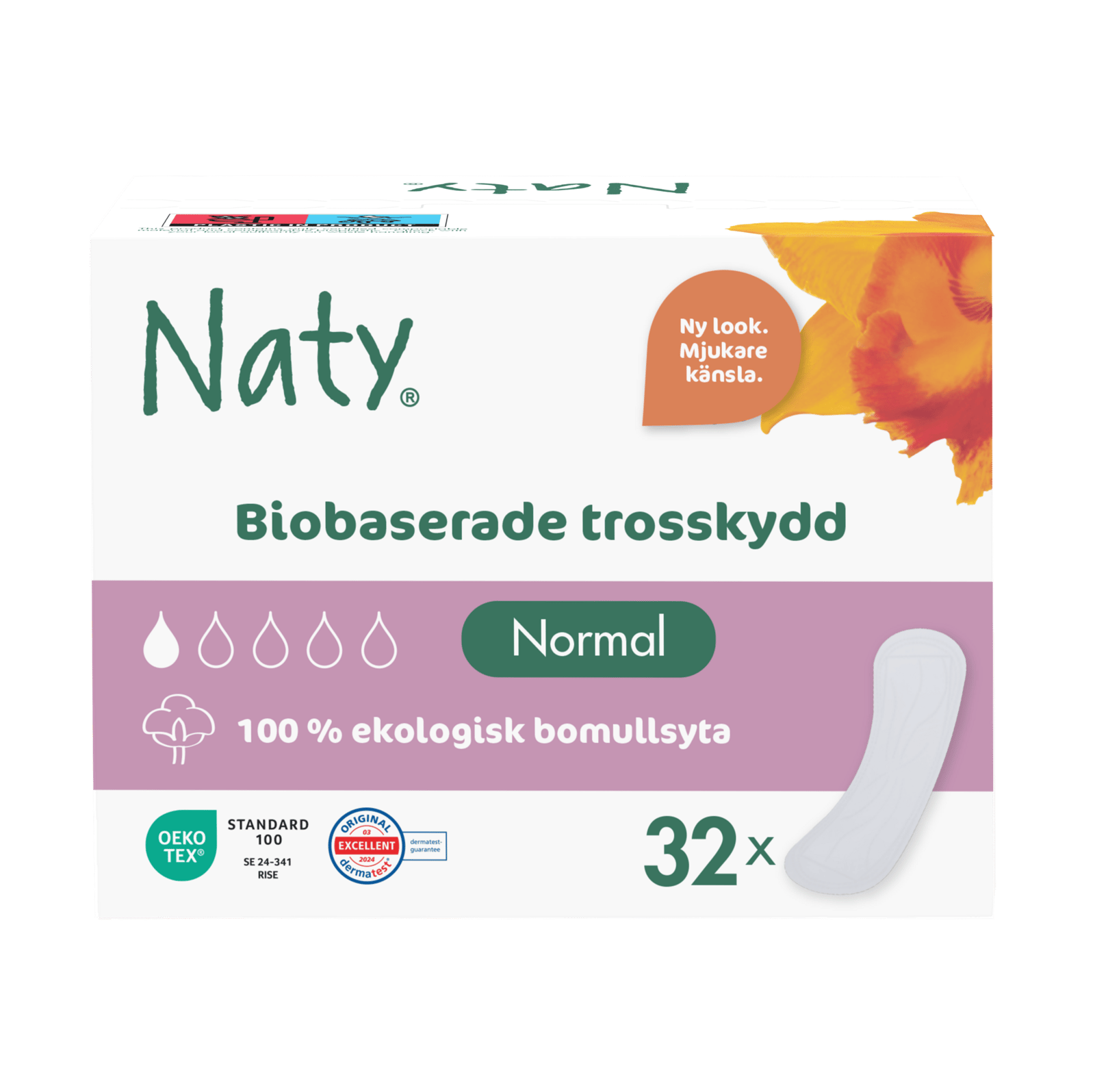 Naty Trosskydd Normal, 32 st