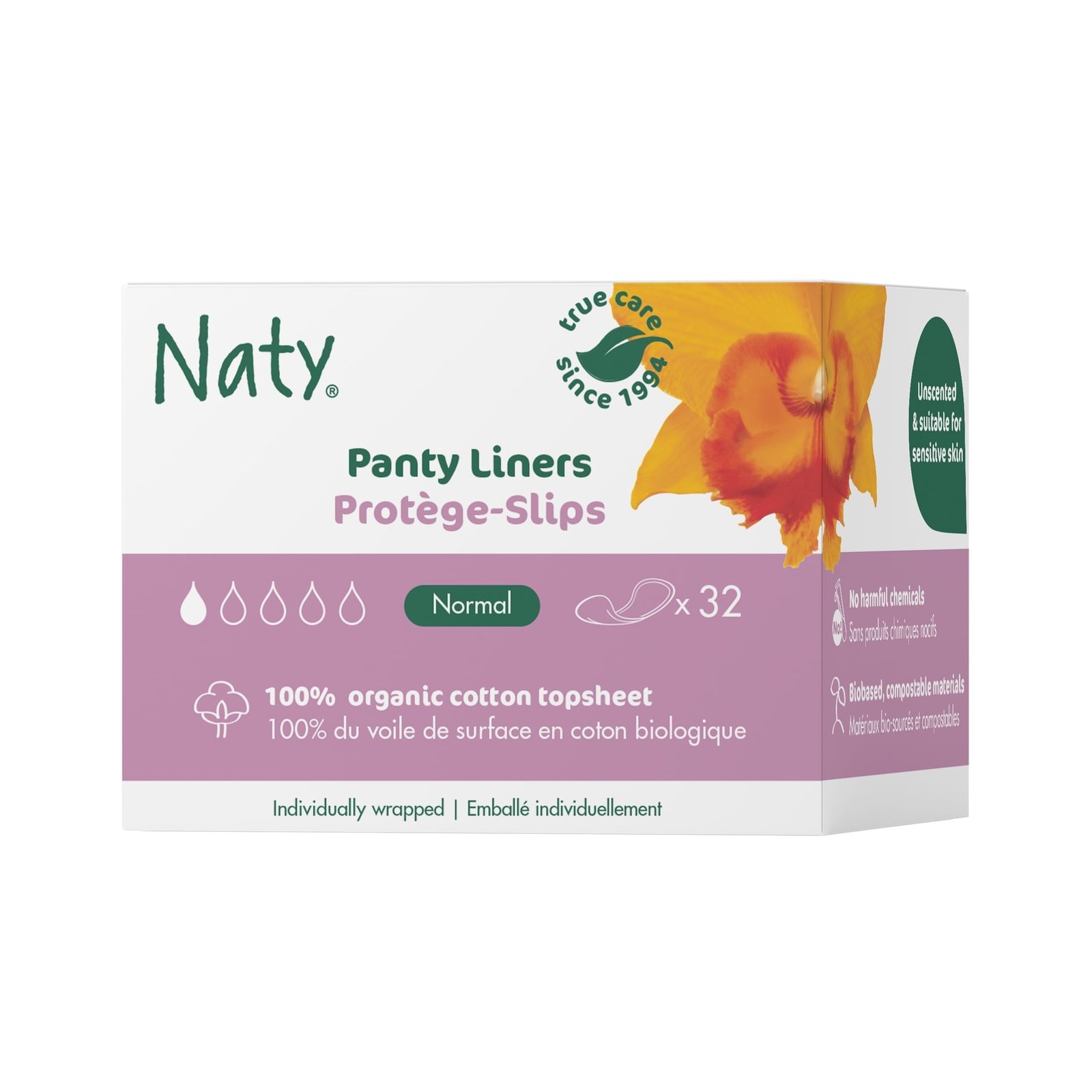 Naty Trosskydd Normal, 32 st