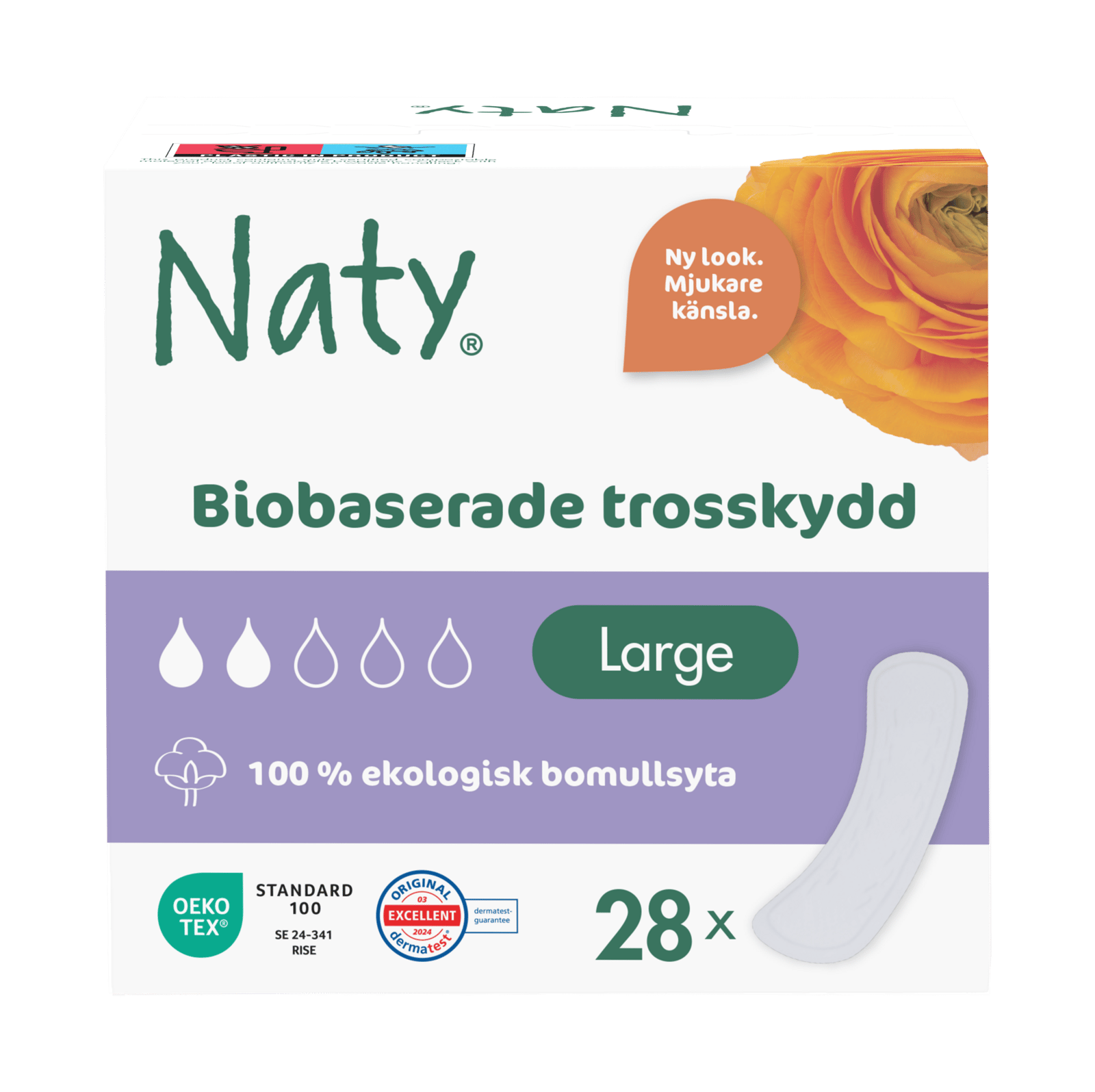Naty Trosskydd Large, 28 st
