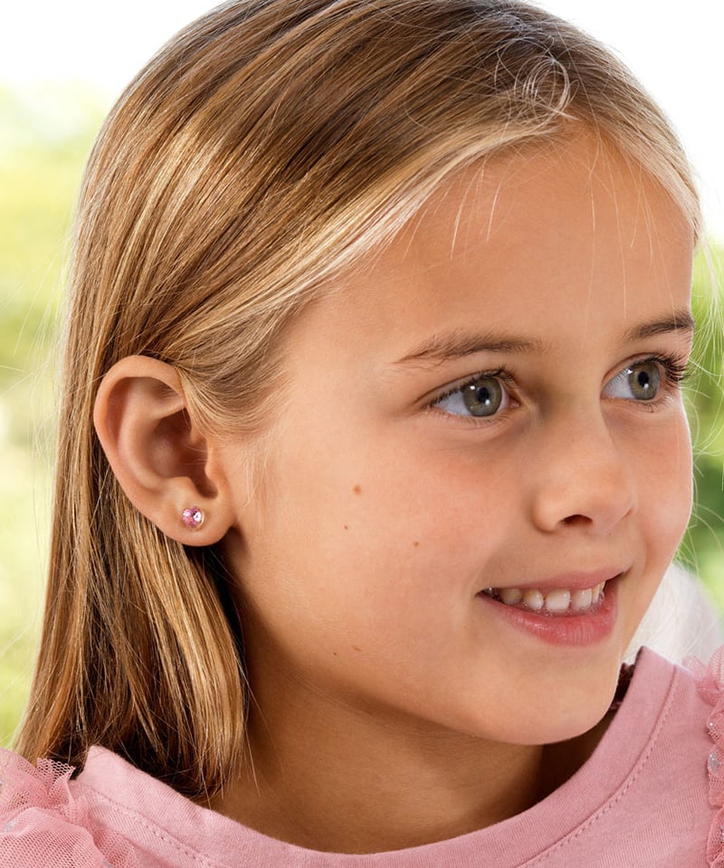 Blomdahl Örhänge MP Heart 6 mm Light Amethyst 1 par