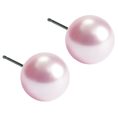 Blomdahl Örhängen NT Pearl 6 mm Light Rose 1 par