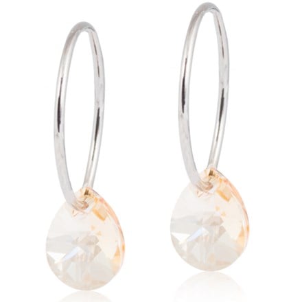 Blomdahl Örhängen NT Drop 8 mm & Ring 14 mm Golden Shadow 1 par