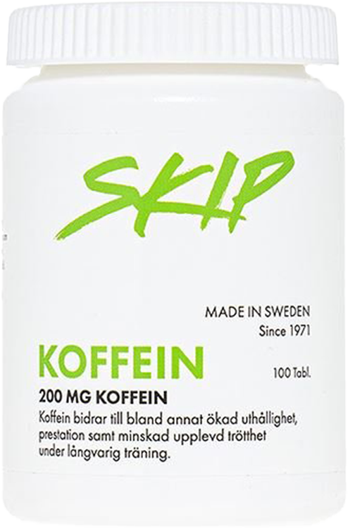 Skip Koffein 200 mg 100 tabletter