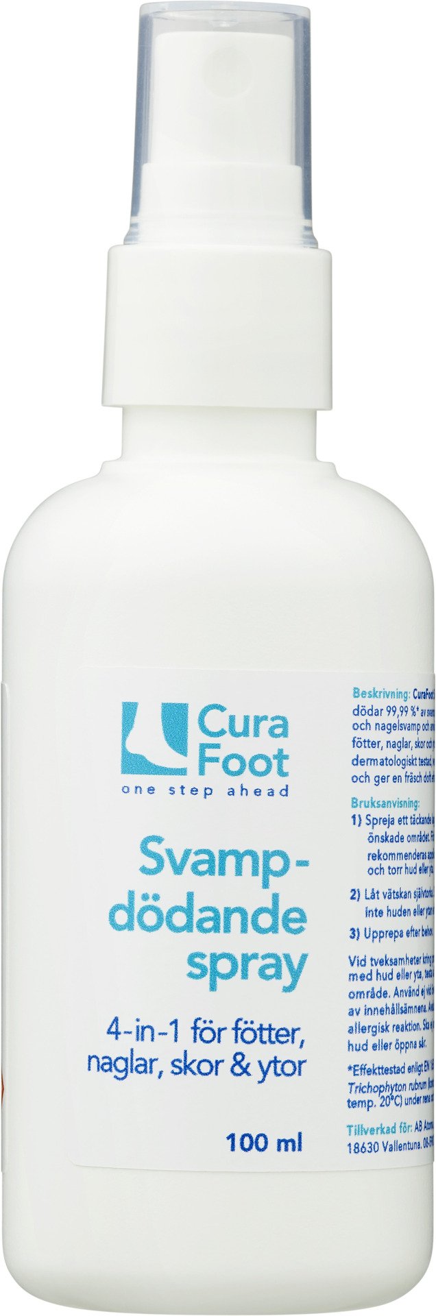 CuraFoot Svampdödande Spray 100 ml