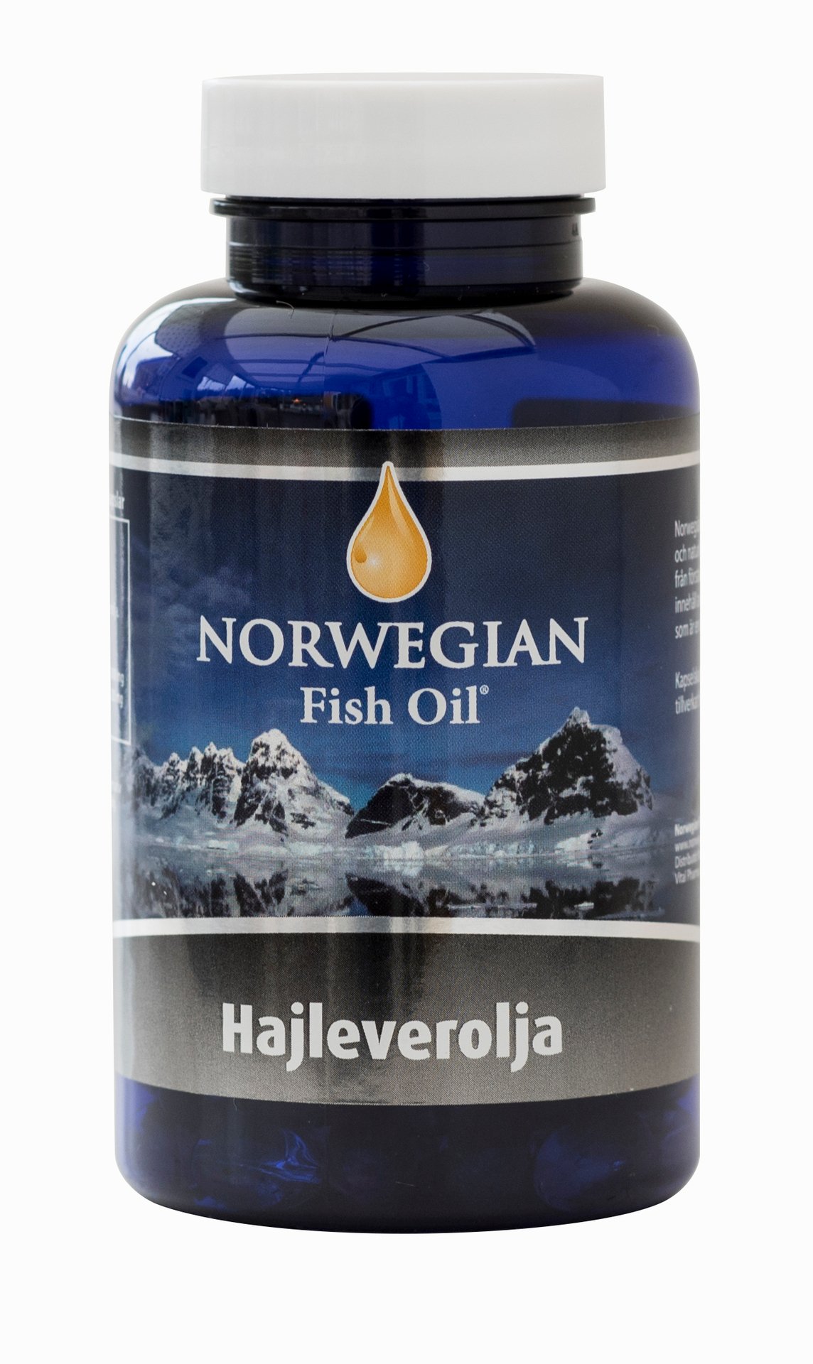 Biosan Norwegian Fish Oil Hajleverolja 120 kapslar