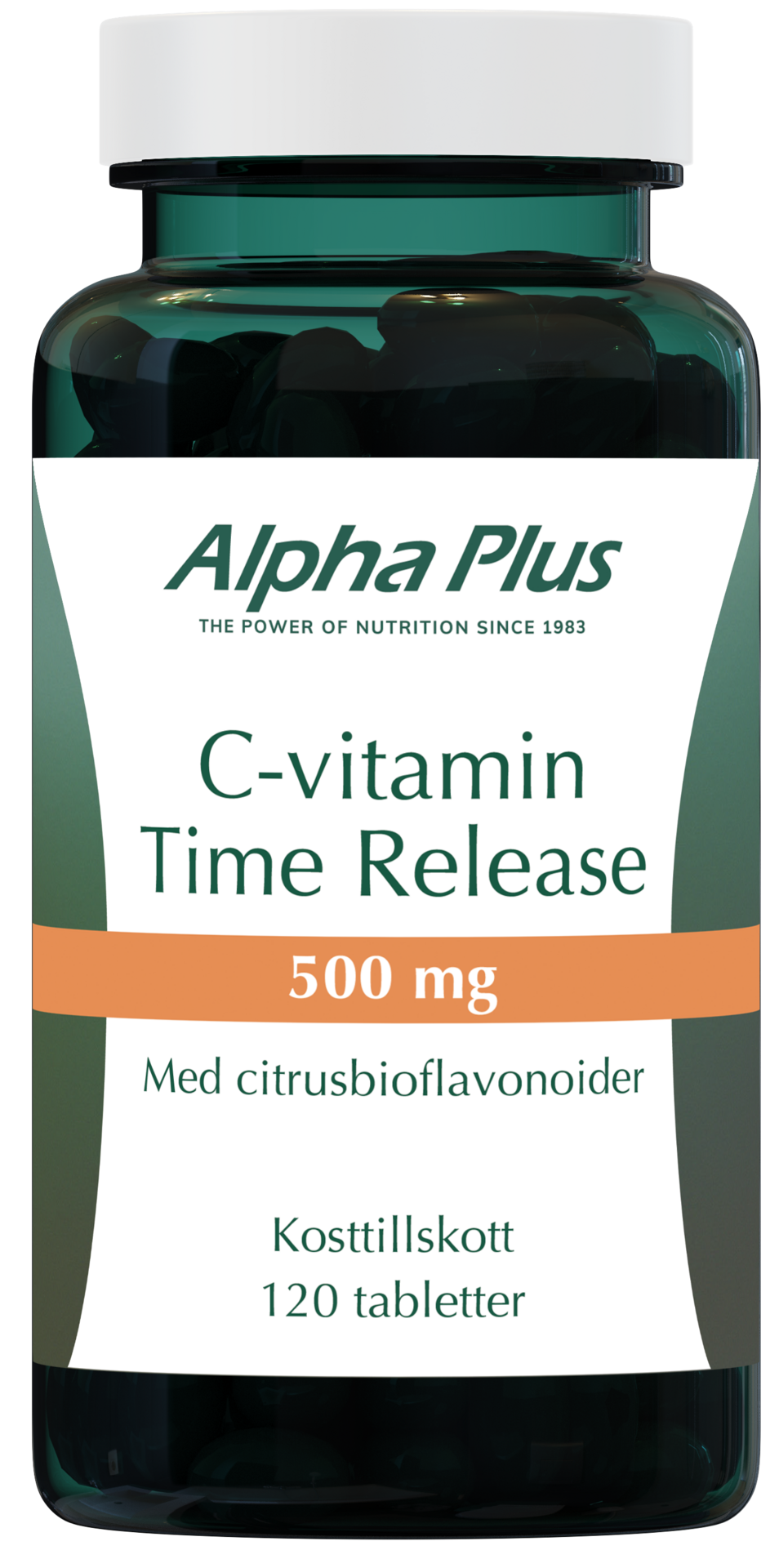 Alpha Plus C-vitamin Time Release 500 mg 120 tabletter