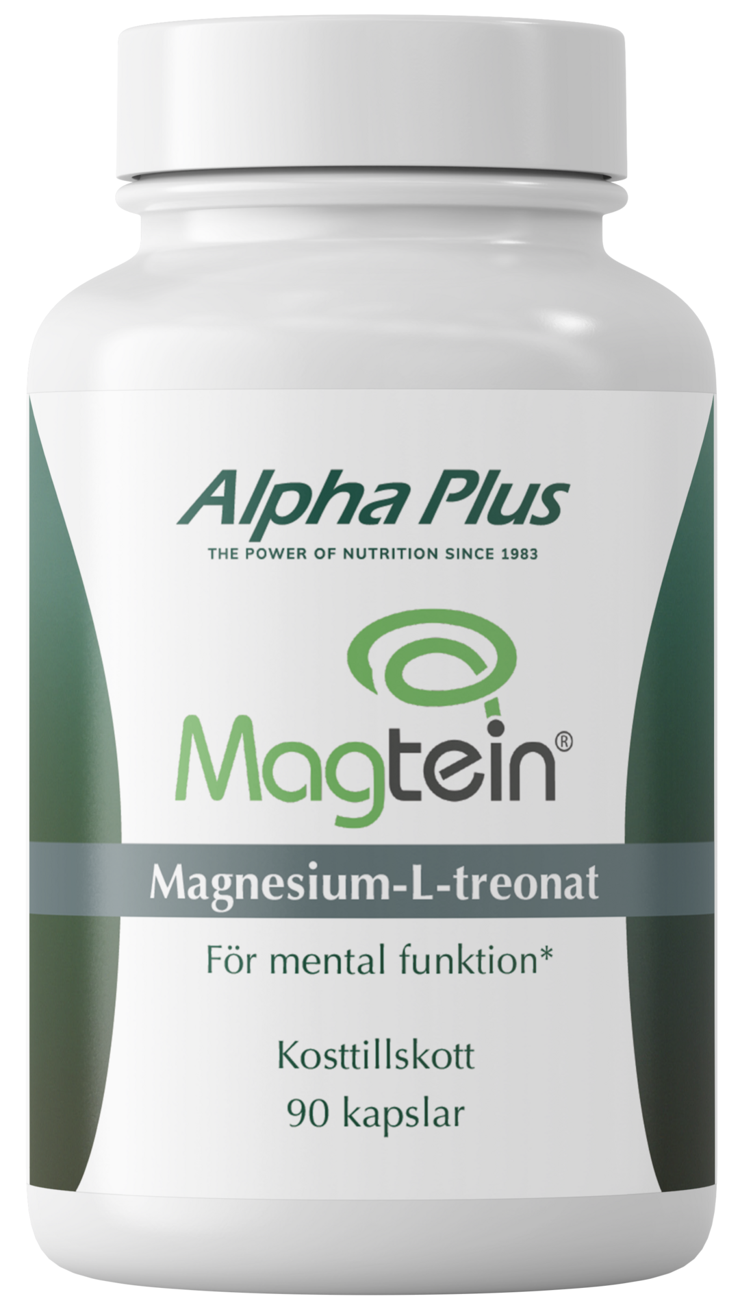 Alpha Plus Magtein® Magnesium L-treonat 90 kapslar