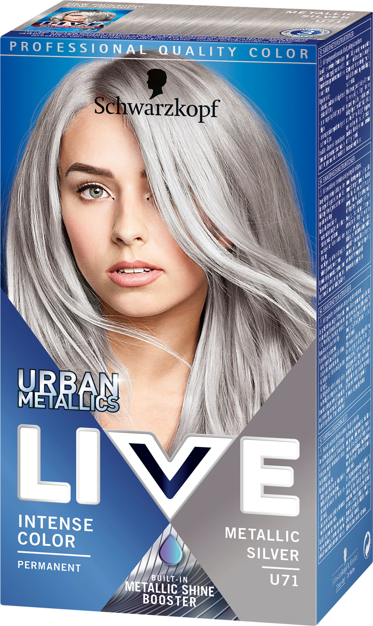 Schwarzkopf LIVE Intense Color U71 Metallic Silver