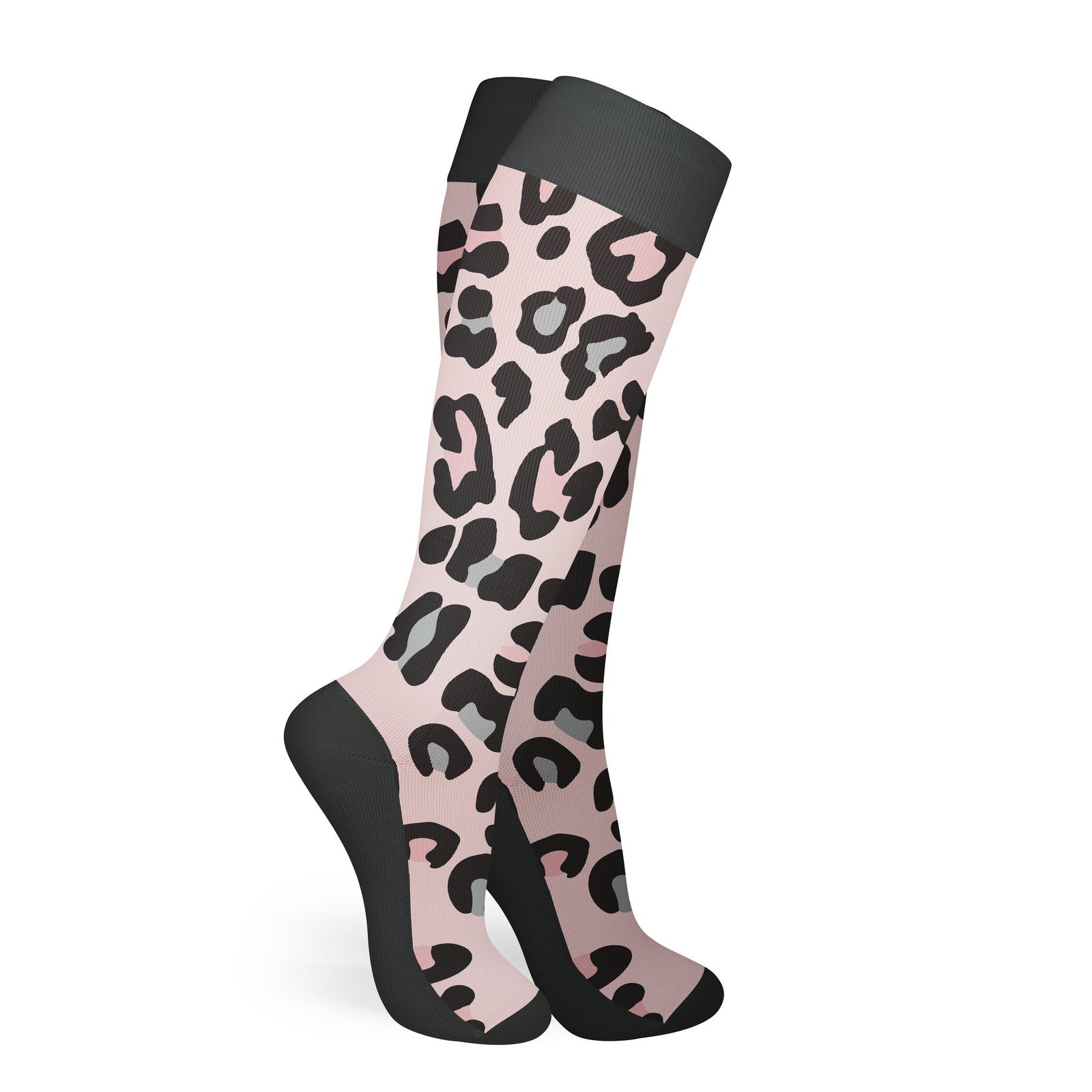 Life Wear Stödstrumpa Leopard Stl L 40-42