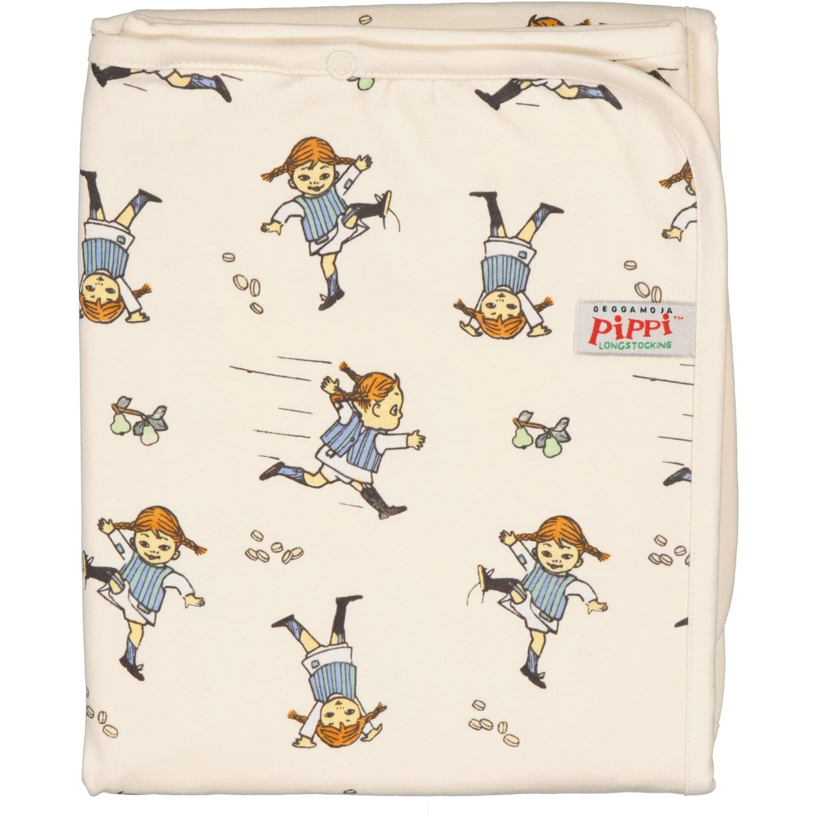 Geggamoja Babyfilt Pippi Beige One Size 1 st
