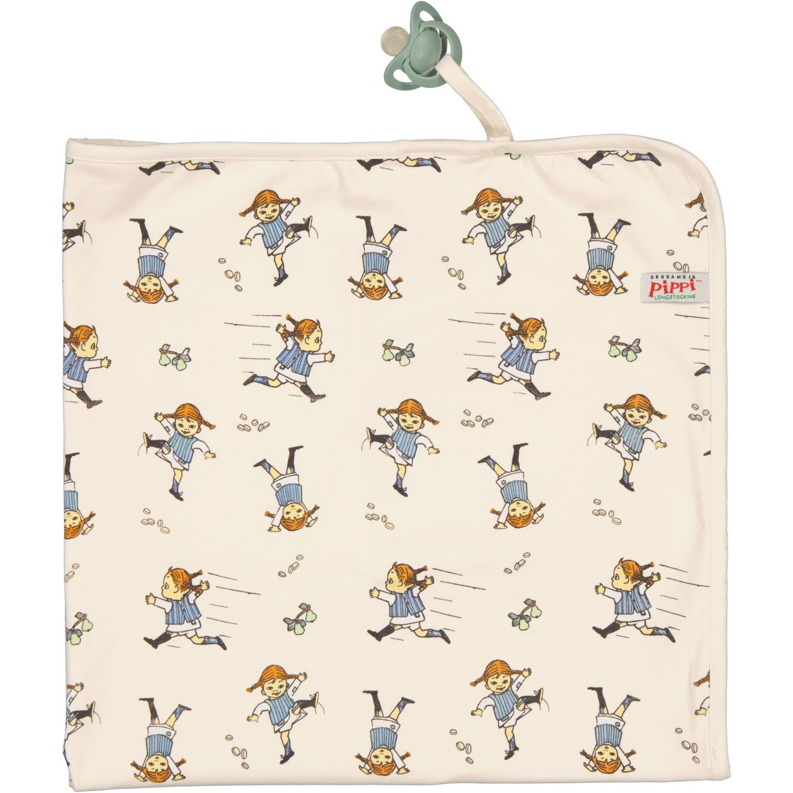 Geggamoja Babyfilt Pippi Beige One Size 1 st