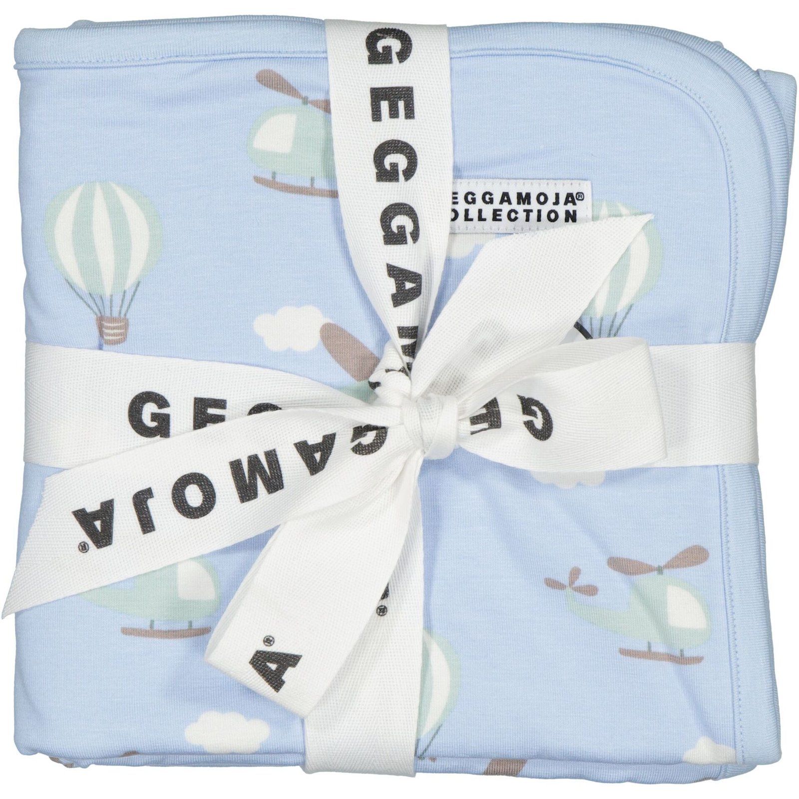 Geggamoja Babyfilt Bambu Blue Flyers One Size 1 st