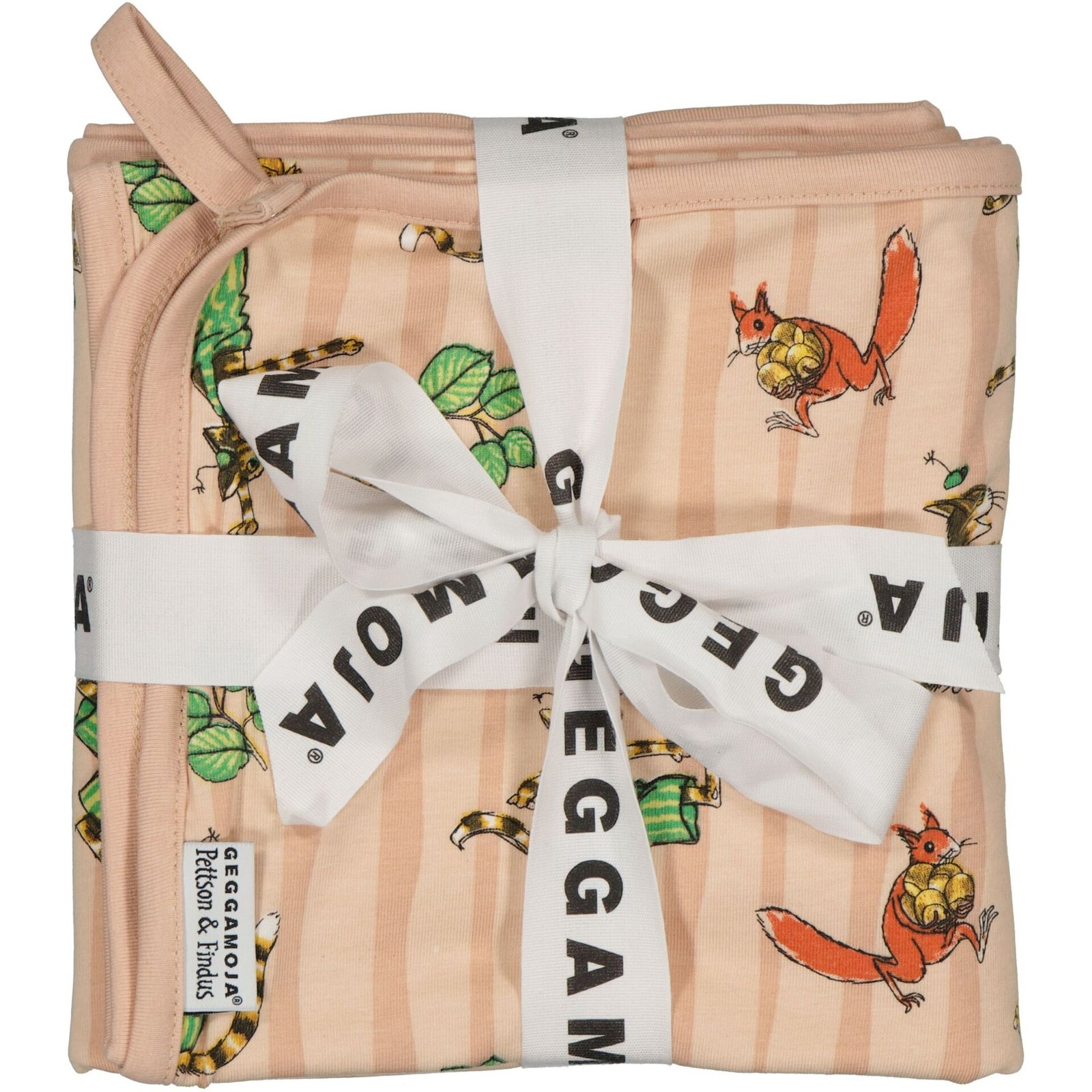 Geggamoja Babyfilt Pettson & Findus Rosa One Size 1 st