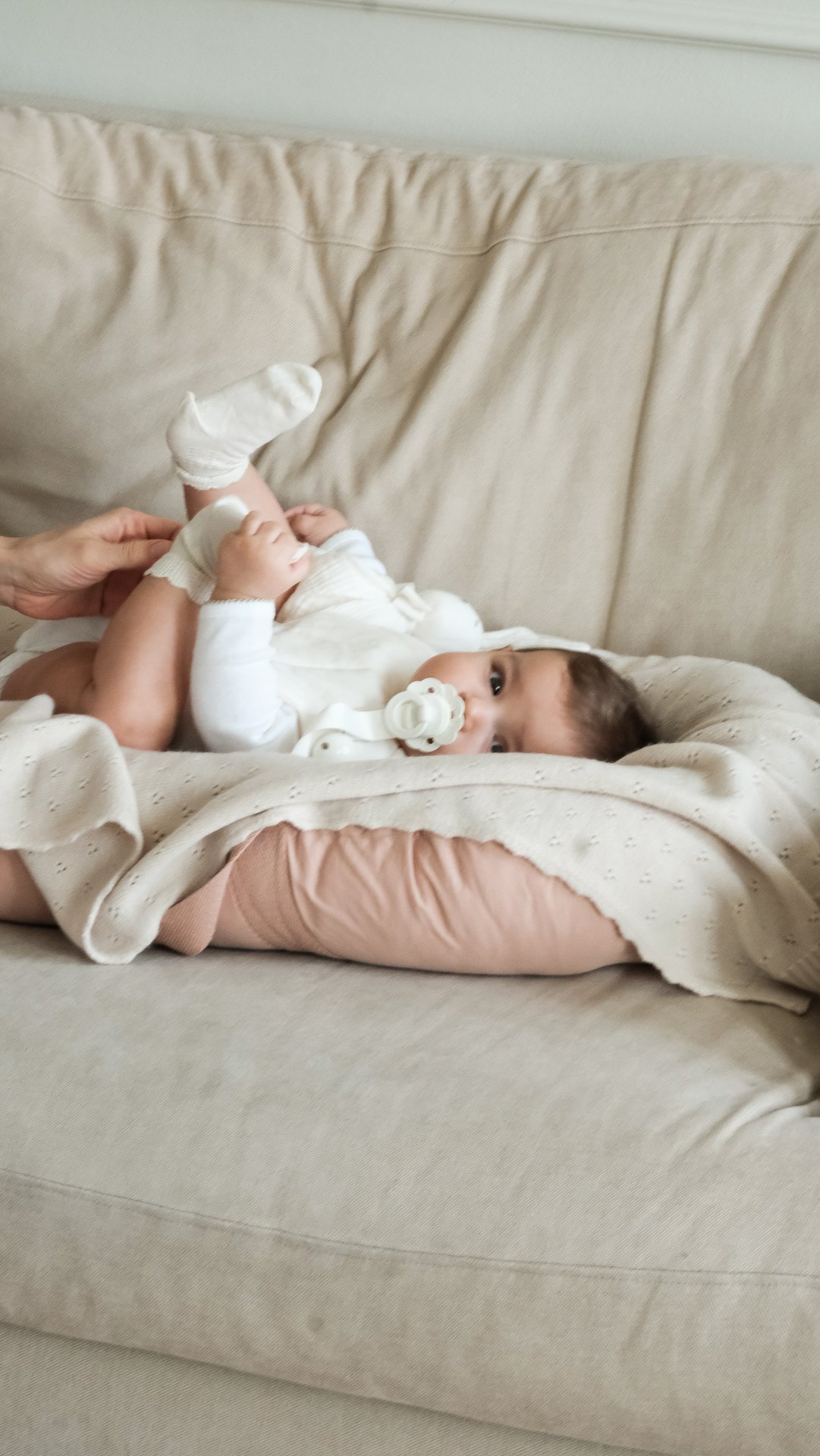 Elodie Binky Bloom Napp +3m Vanilla White