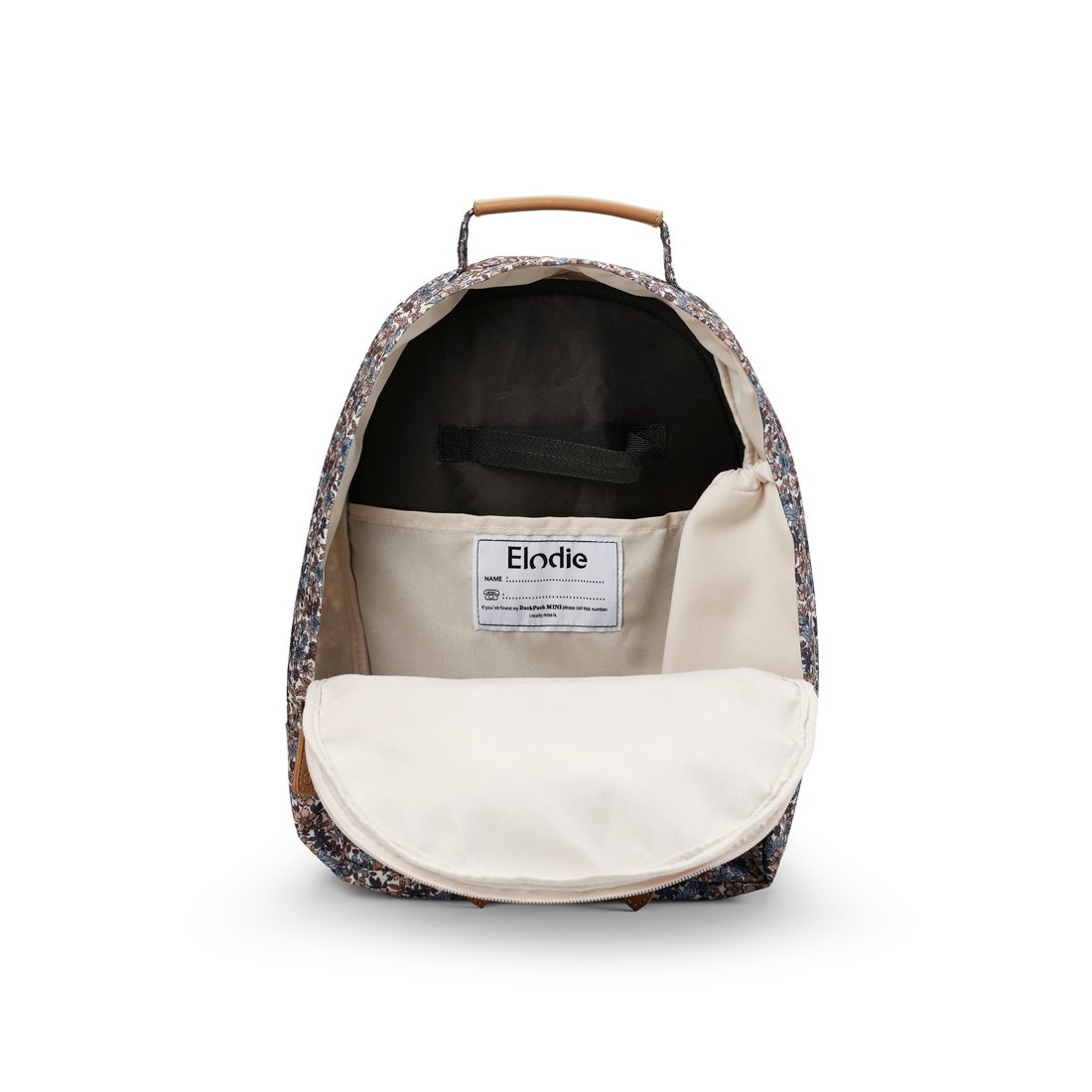 Elodie BackPack Midi Blue Garden