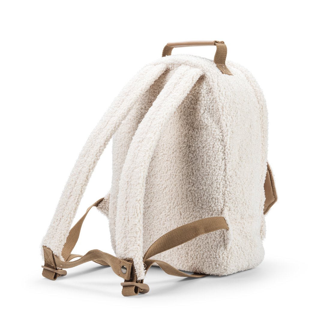 Elodie BackPack Midi White Boucle