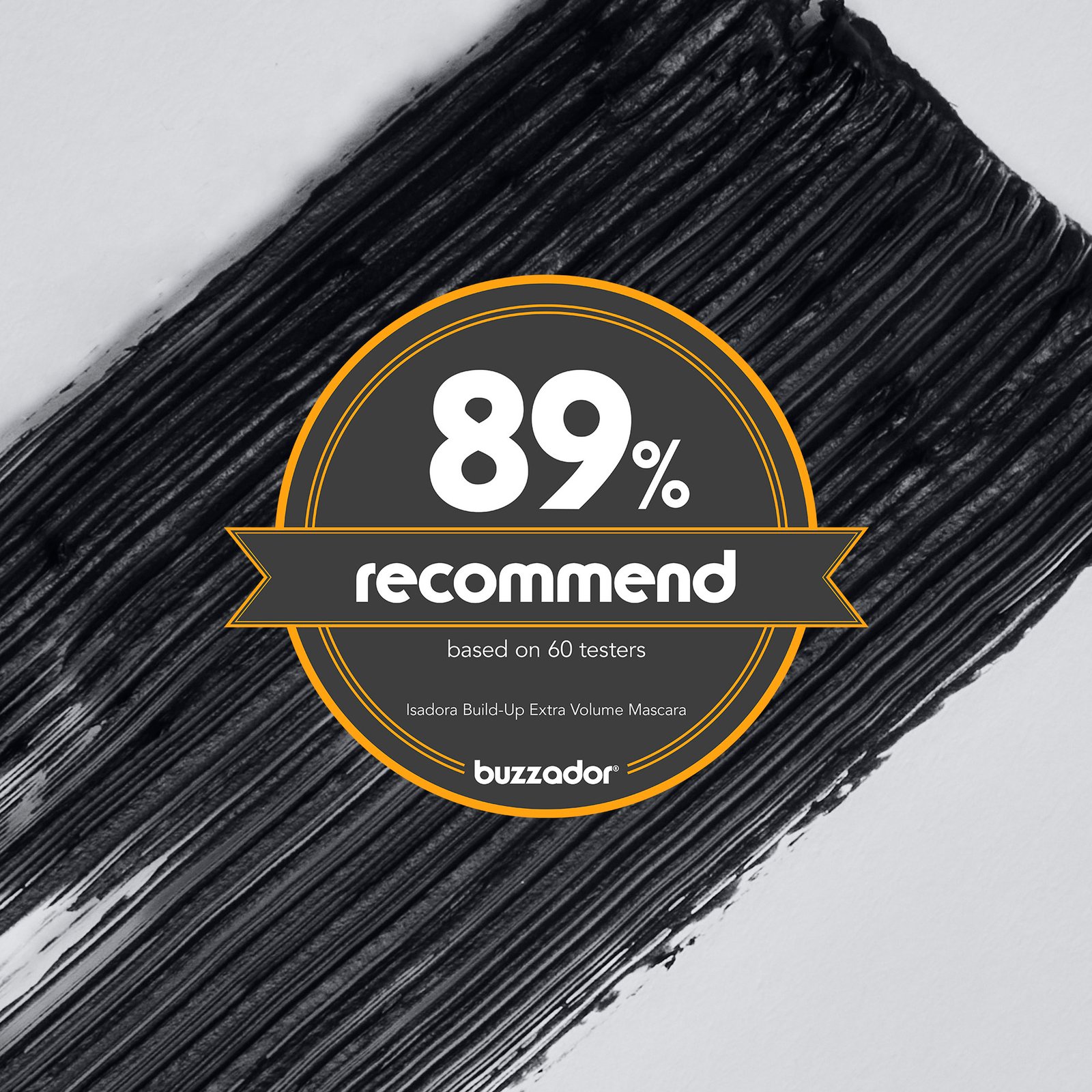 IsaDora Build Up Mascara Extra Volume 01 Super Black 10 ml