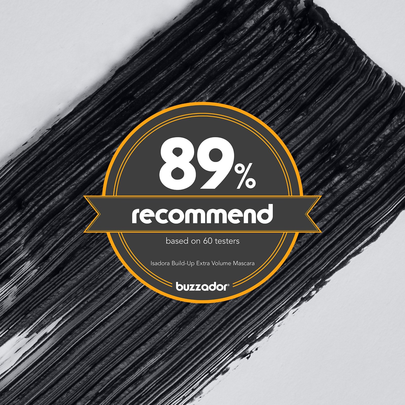 IsaDora Build Up Mascara Extra Volume 01 Super Black 10 ml