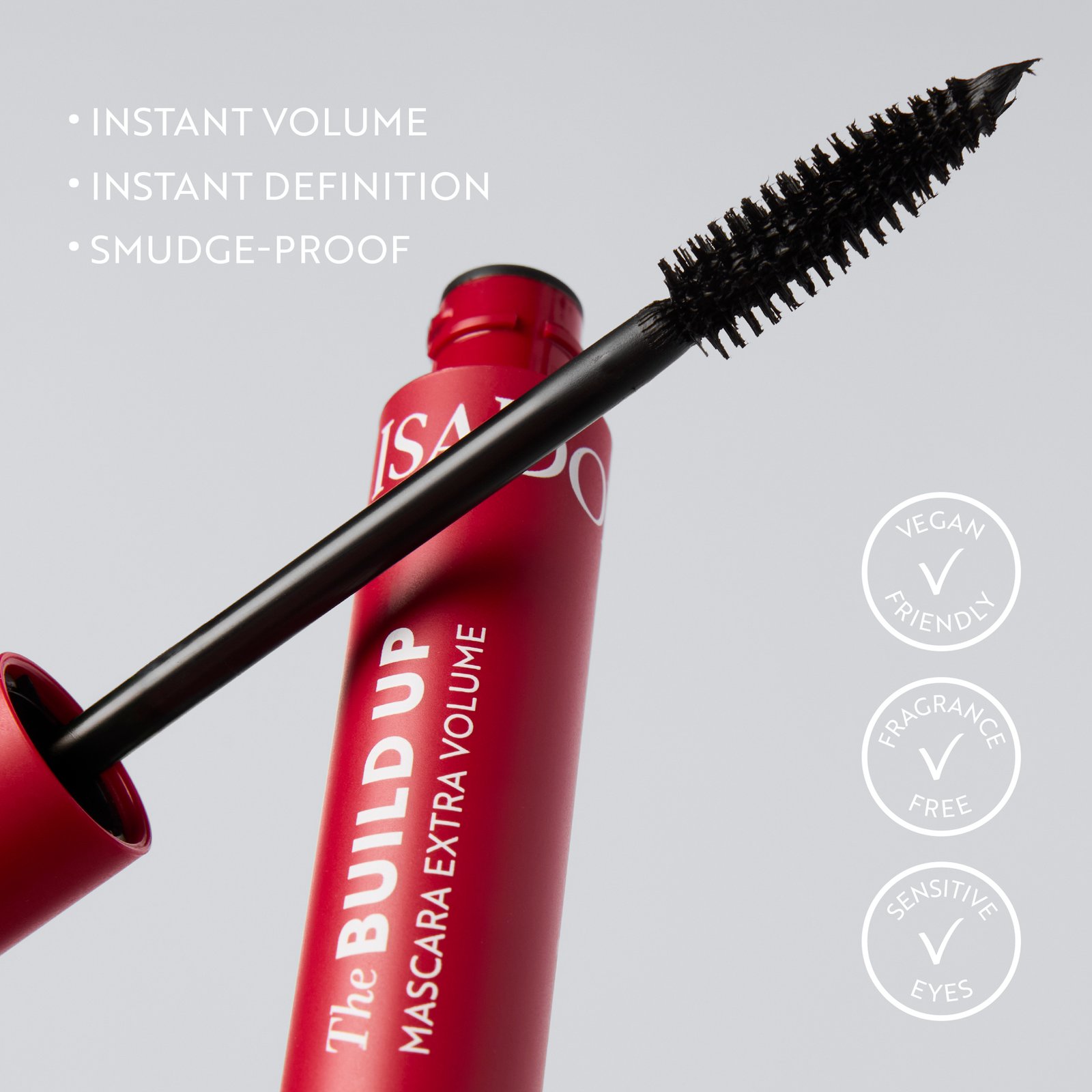 IsaDora Build Up Mascara Extra Volume 02 Dark Brown 10 ml