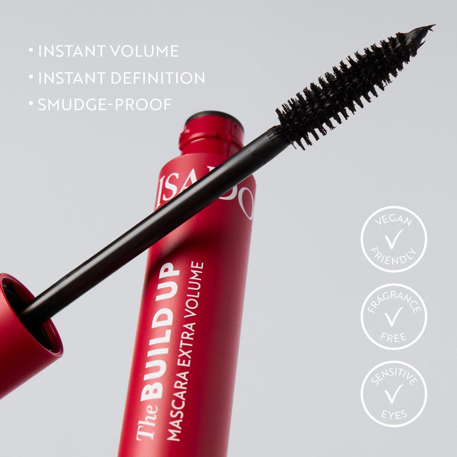 IsaDora Build Up Mascara Extra Volume 02 Dark Brown 10 ml