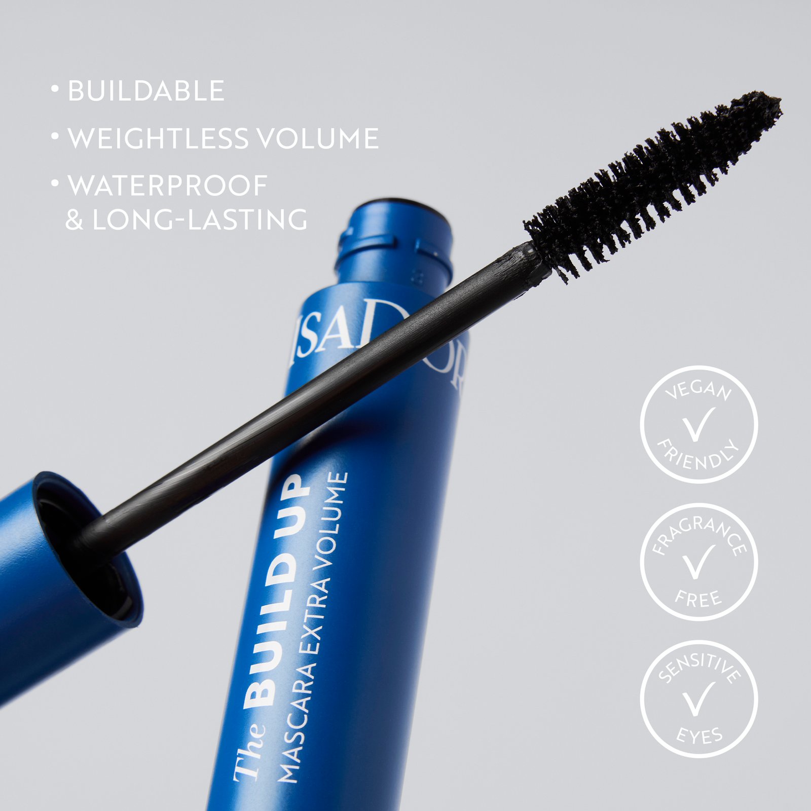 IsaDora Build Up Mascara Extra Volume Waterproof 01 Black 10 ml