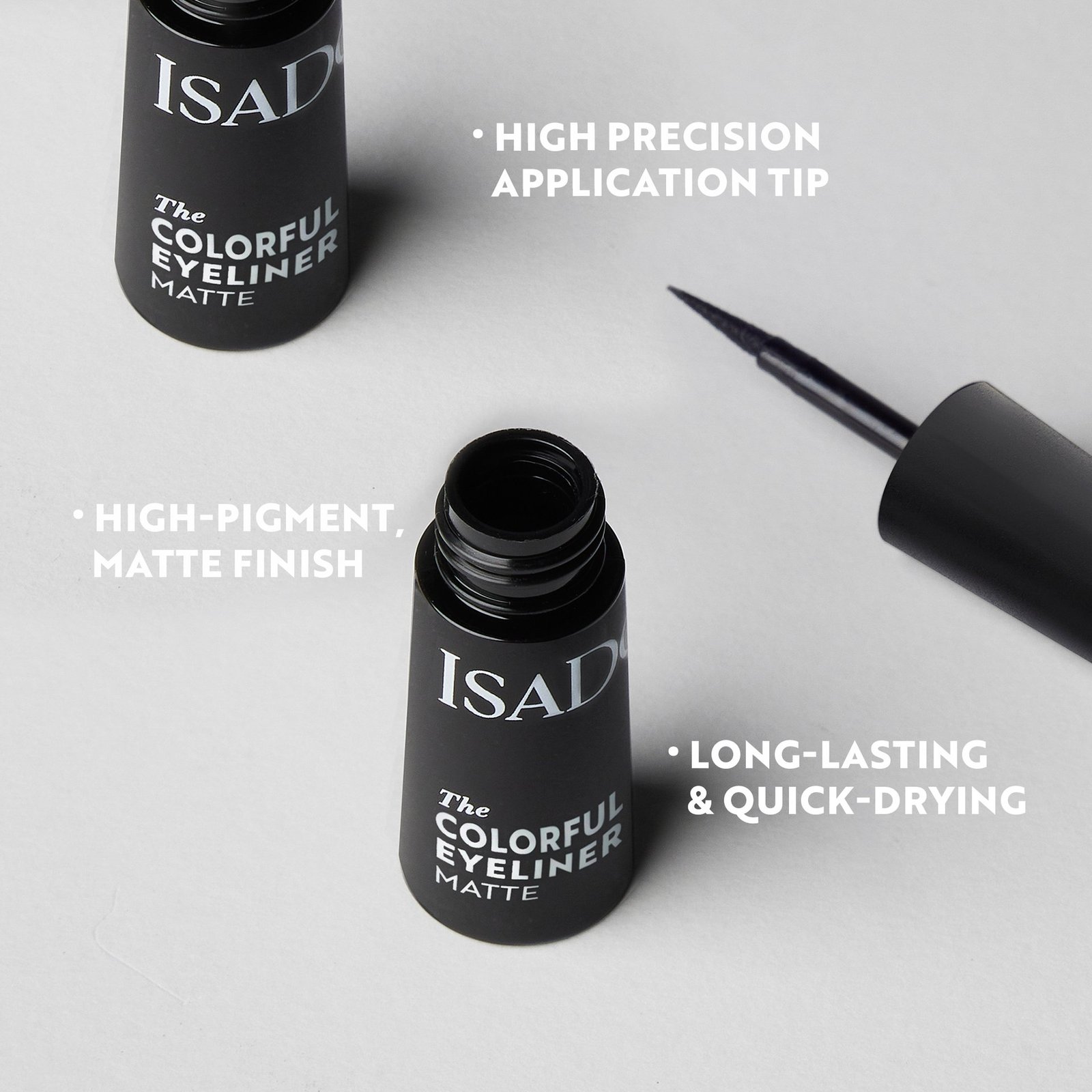 IsaDora Colorful Eyeliner 10 Black 2,5 ml