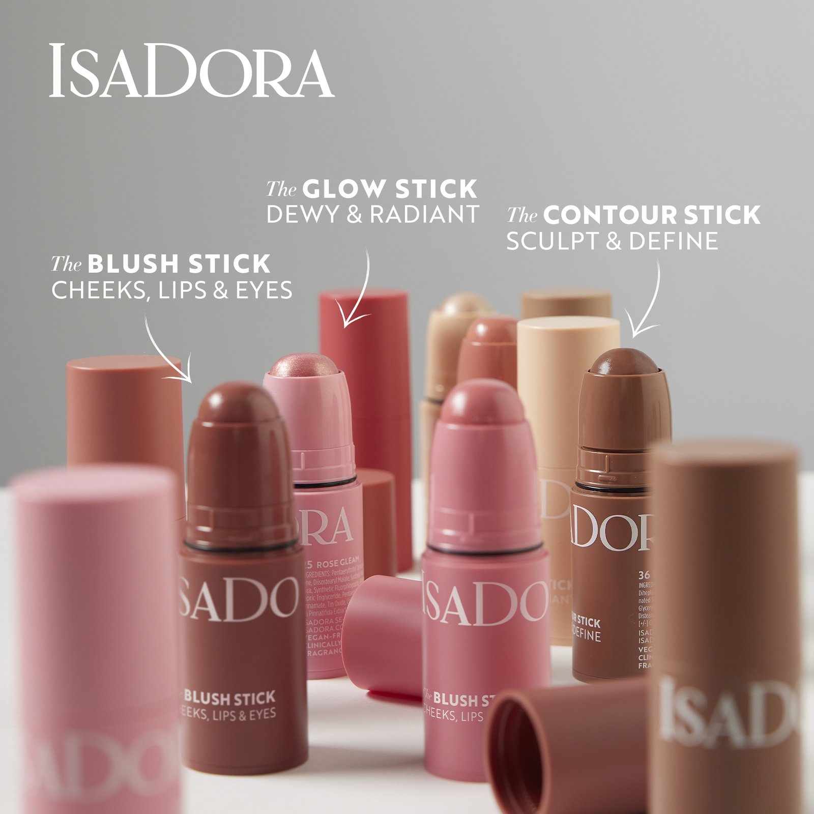 IsaDora Blush Stick 40 Soft Pink 5,5g