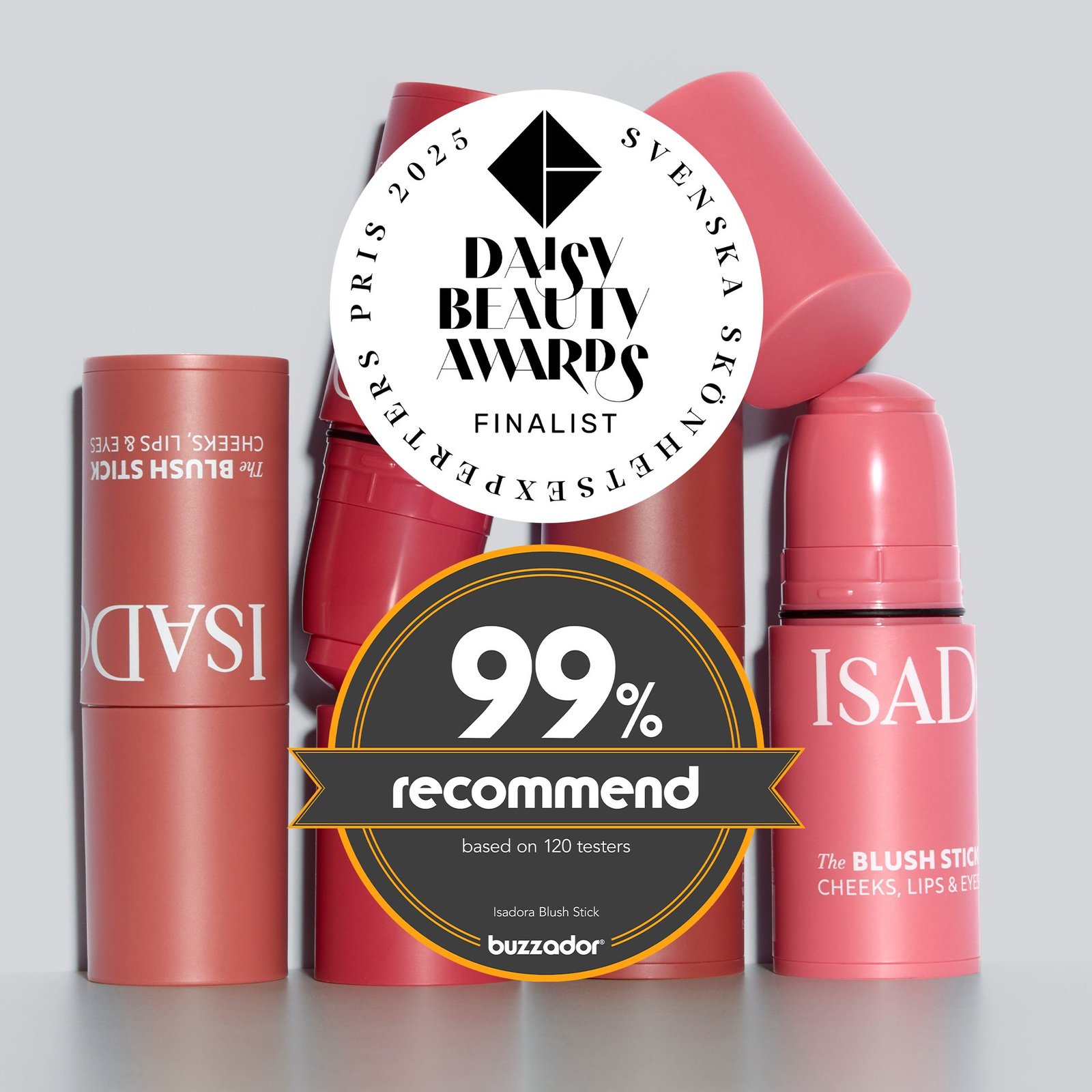 IsaDora Blush Stick 44 Coral Rose 5,5g