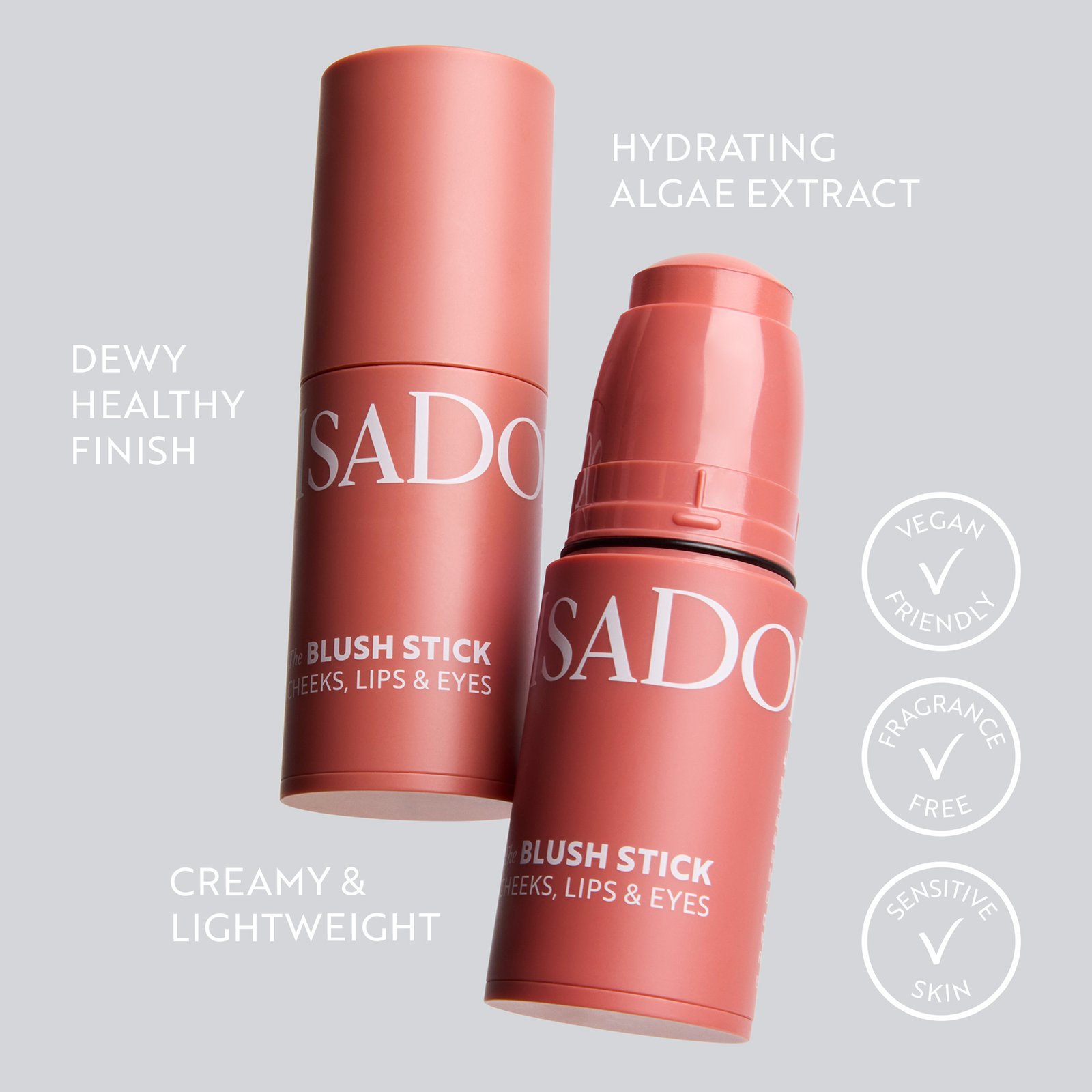 IsaDora Blush Stick 44 Coral Rose 5,5g