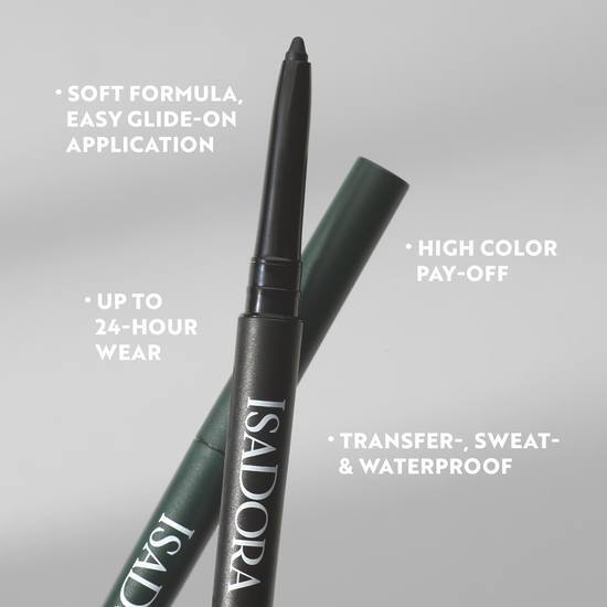 Isadora The Intense Eyeliner 24H Wear & Smudge-proof 63 Steel Gray