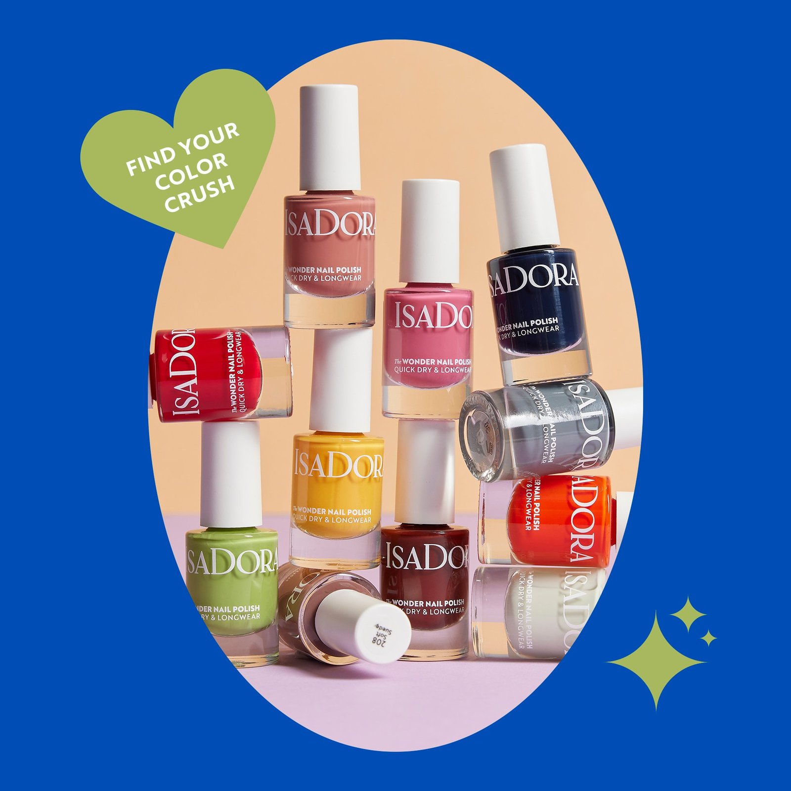 Isadora The Wonder Nail Polish Quick dry & Longwear 101 Simply White