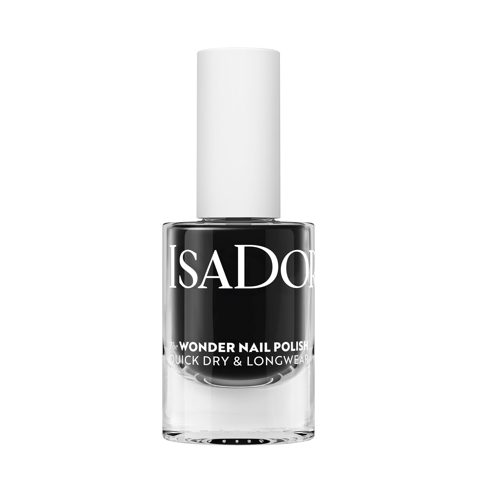 Isadora The Wonder Nail Polish Quick dry & Longwear 139 Black Lacquer