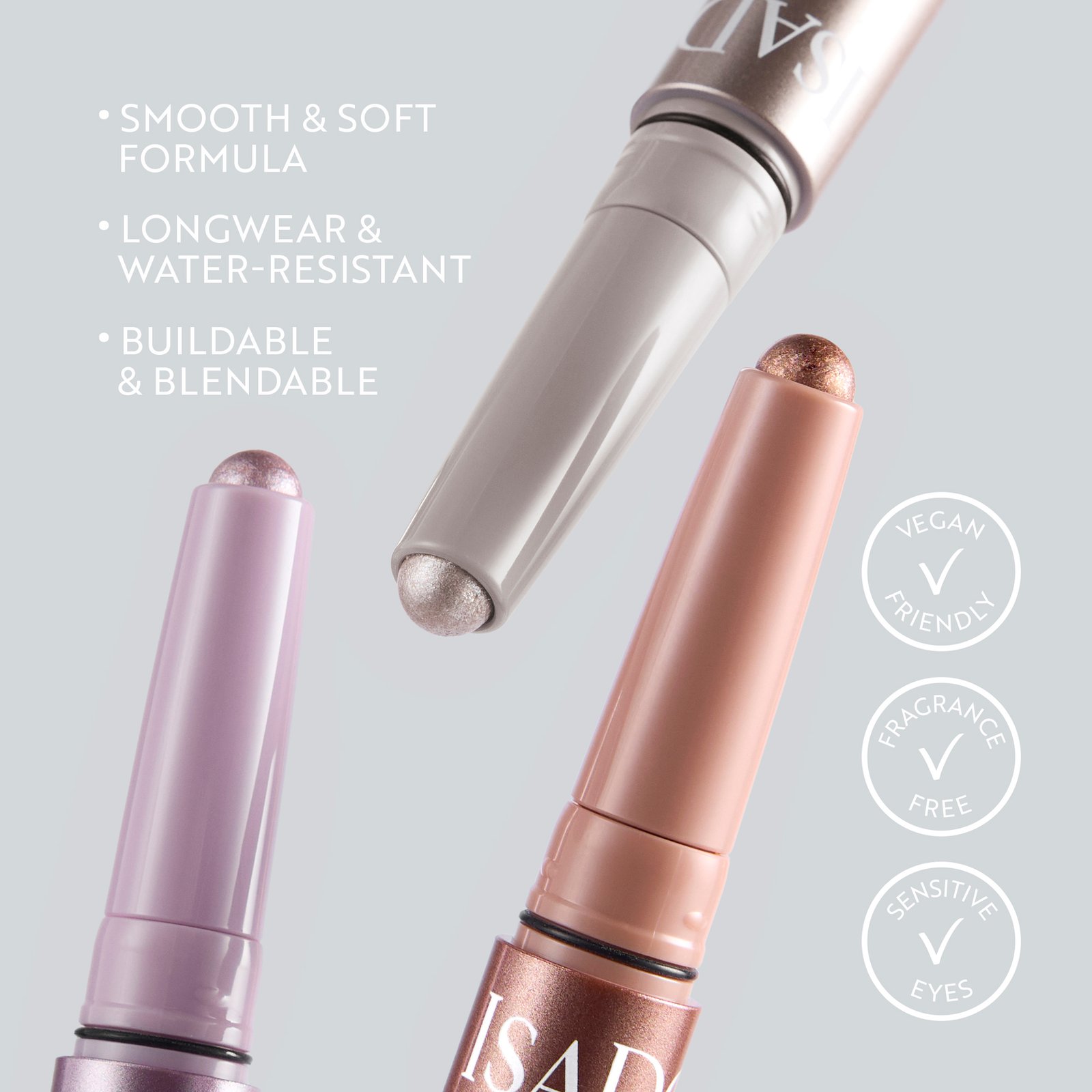 Isadora The Shimmer Eyeshadow Stick Longwear & Water-Resistant 41 Bronze Brown