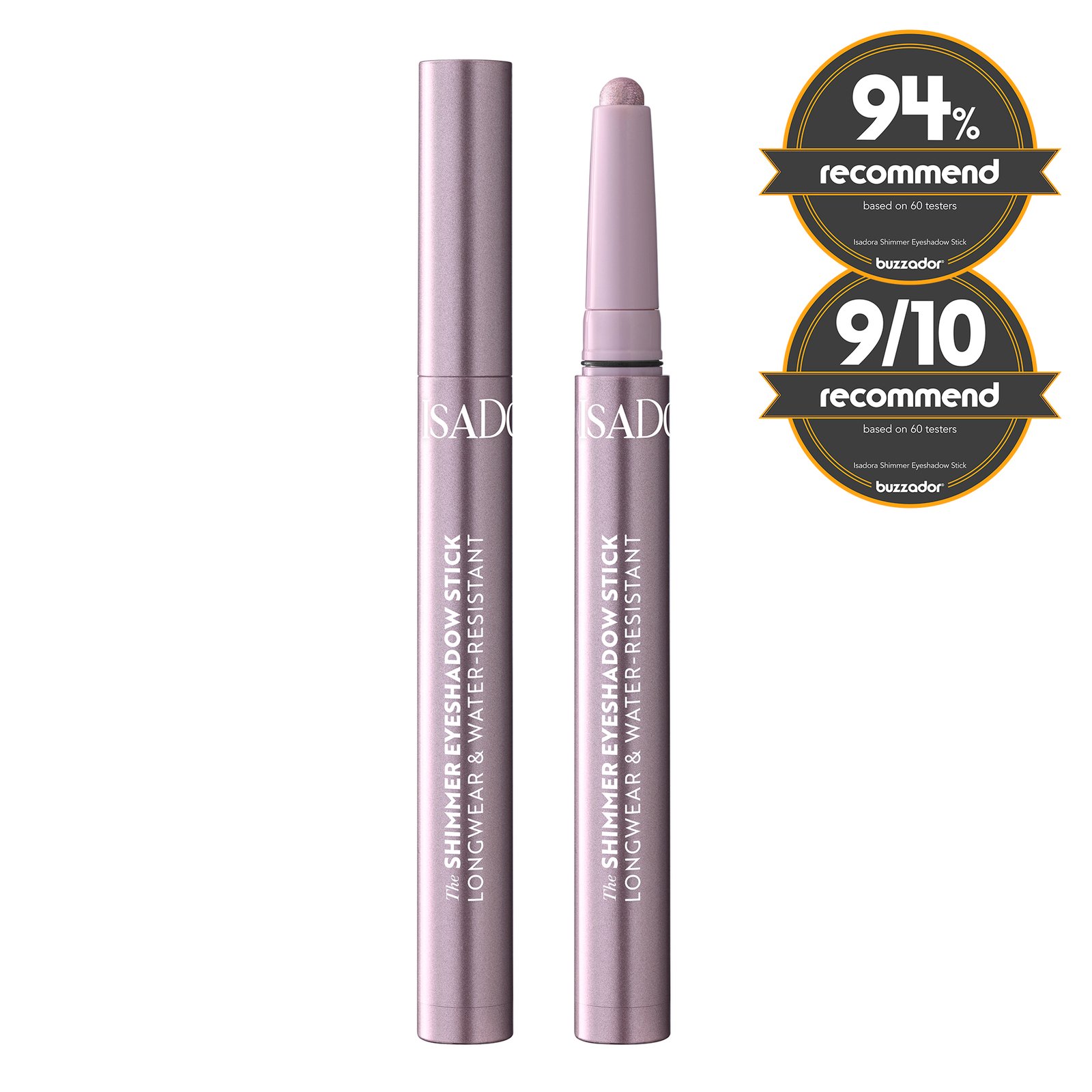 Isadora The Shimmer Eyeshadow Stick Longwear & Water-Resistant 42 Lavender Vibe