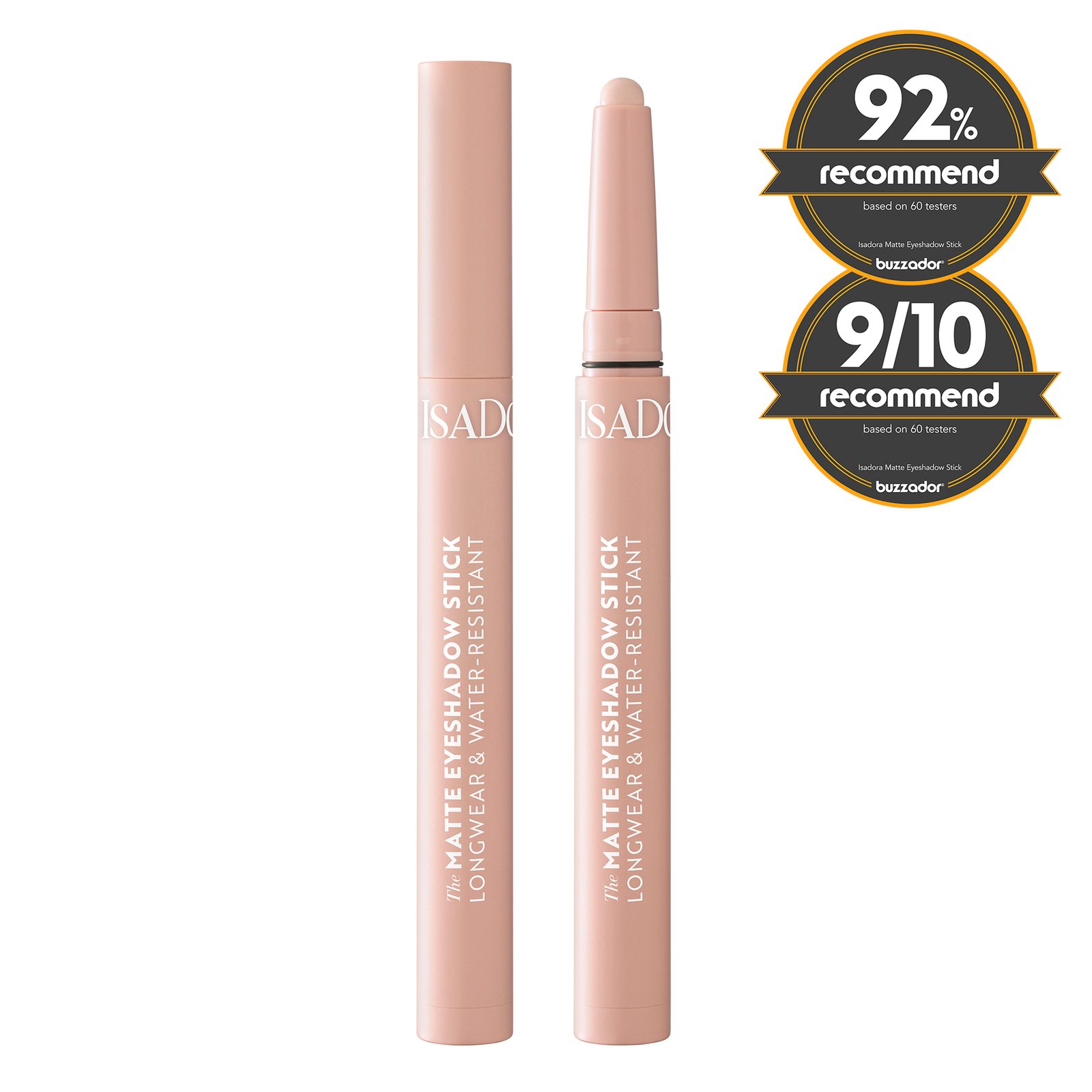 Isadora The Matte Eyeshadow Stick Longwear & Water-Resistant 60 Bare Beige