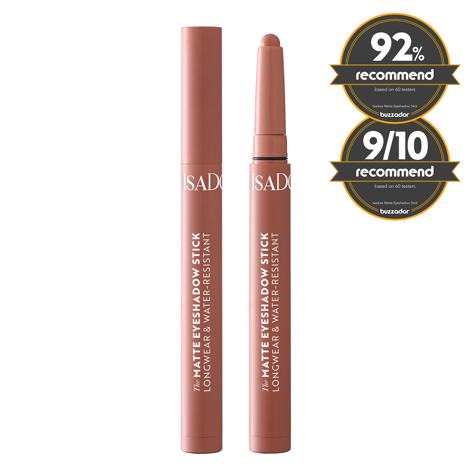 Isadora The Matte Eyeshadow Stick Longwear & Water-Resistant 61 Apricot Blush