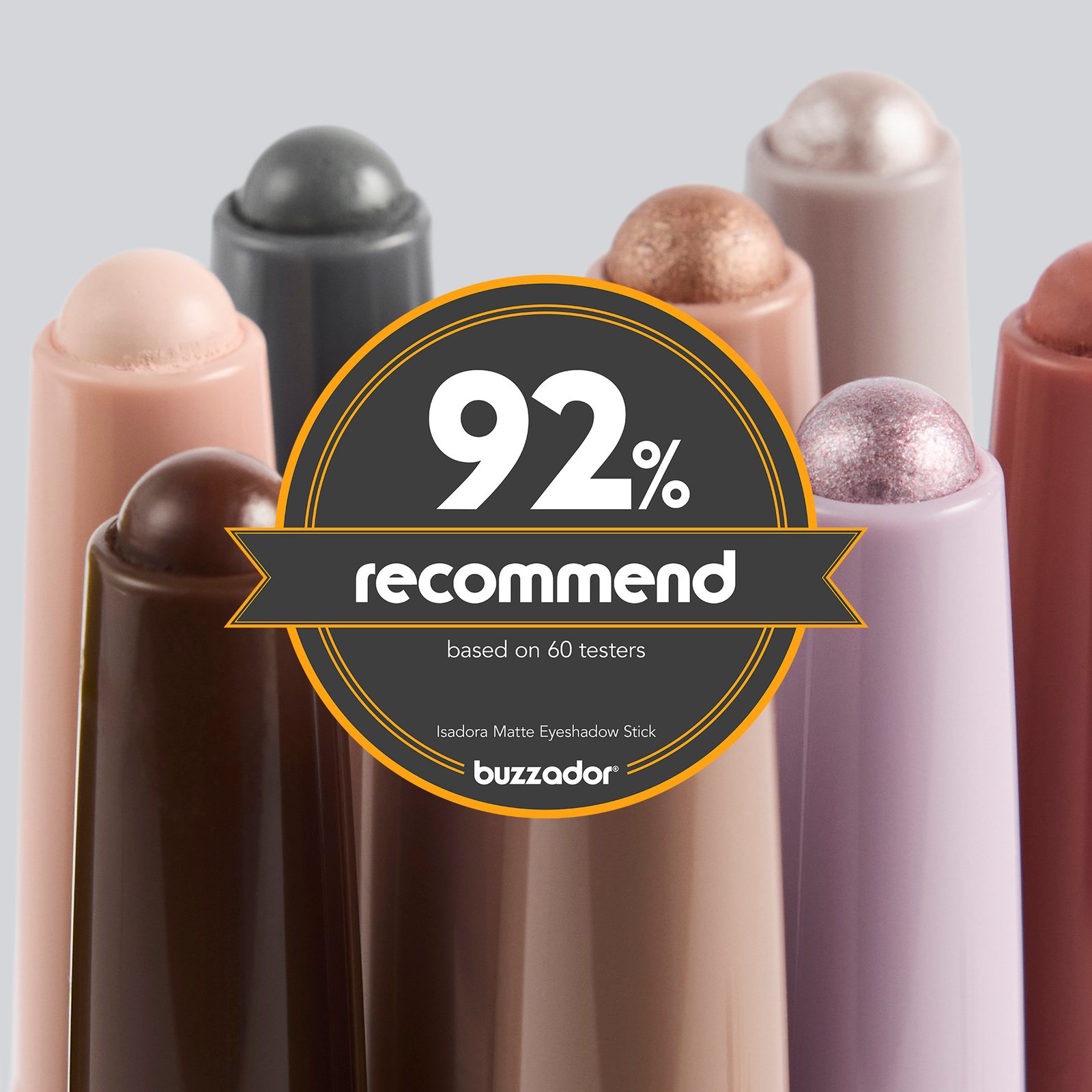 Isadora The Matte Eyeshadow Stick Longwear & Water-Resistant 62 True Brown