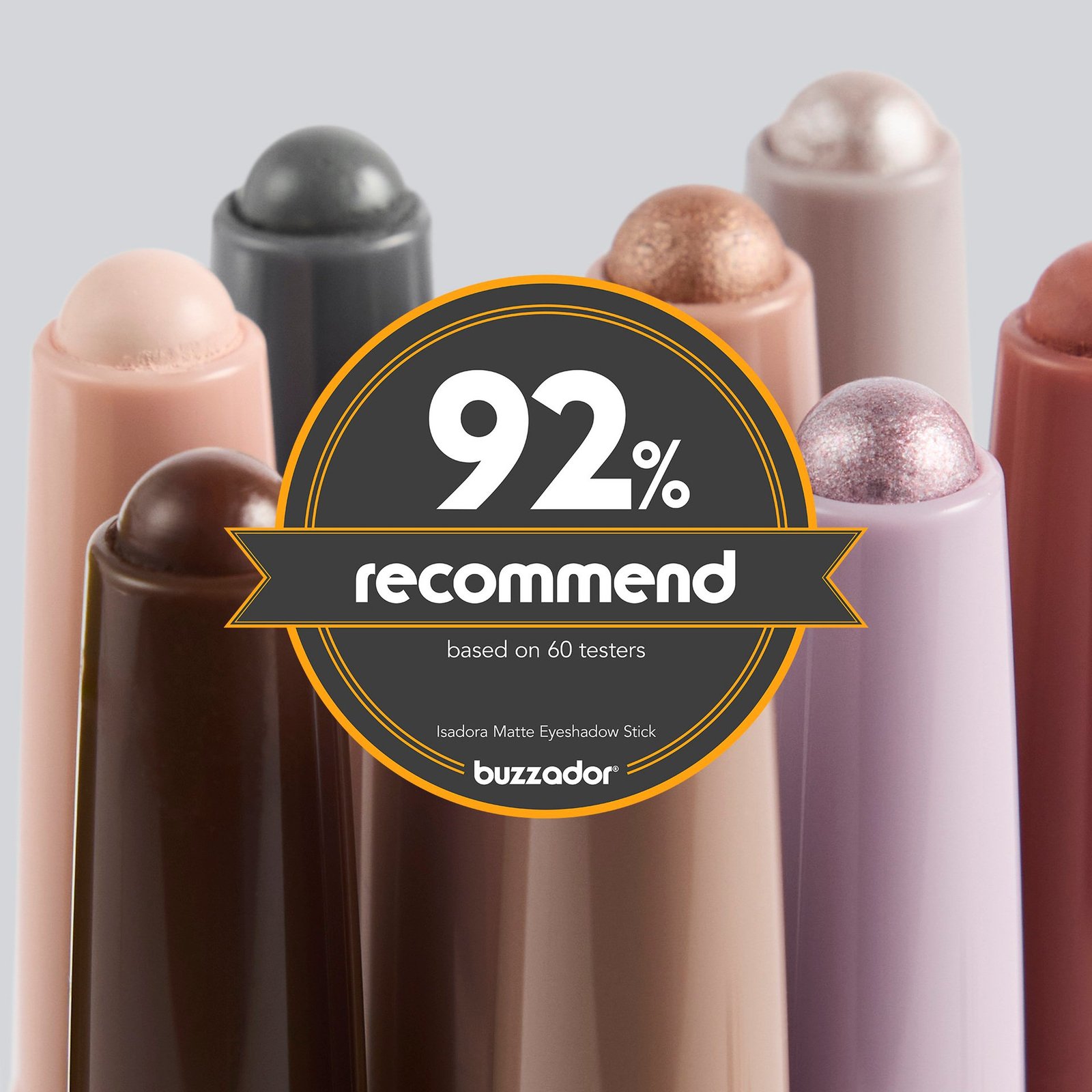 Isadora The Matte Eyeshadow Stick Longwear & Water-Resistant 63 Cool Taupe